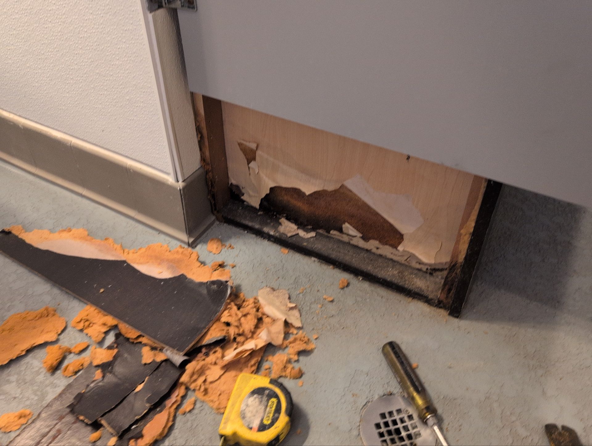 Restroom Counter Panel Repair by
M.A.B. Landscaping & Property Maintenance