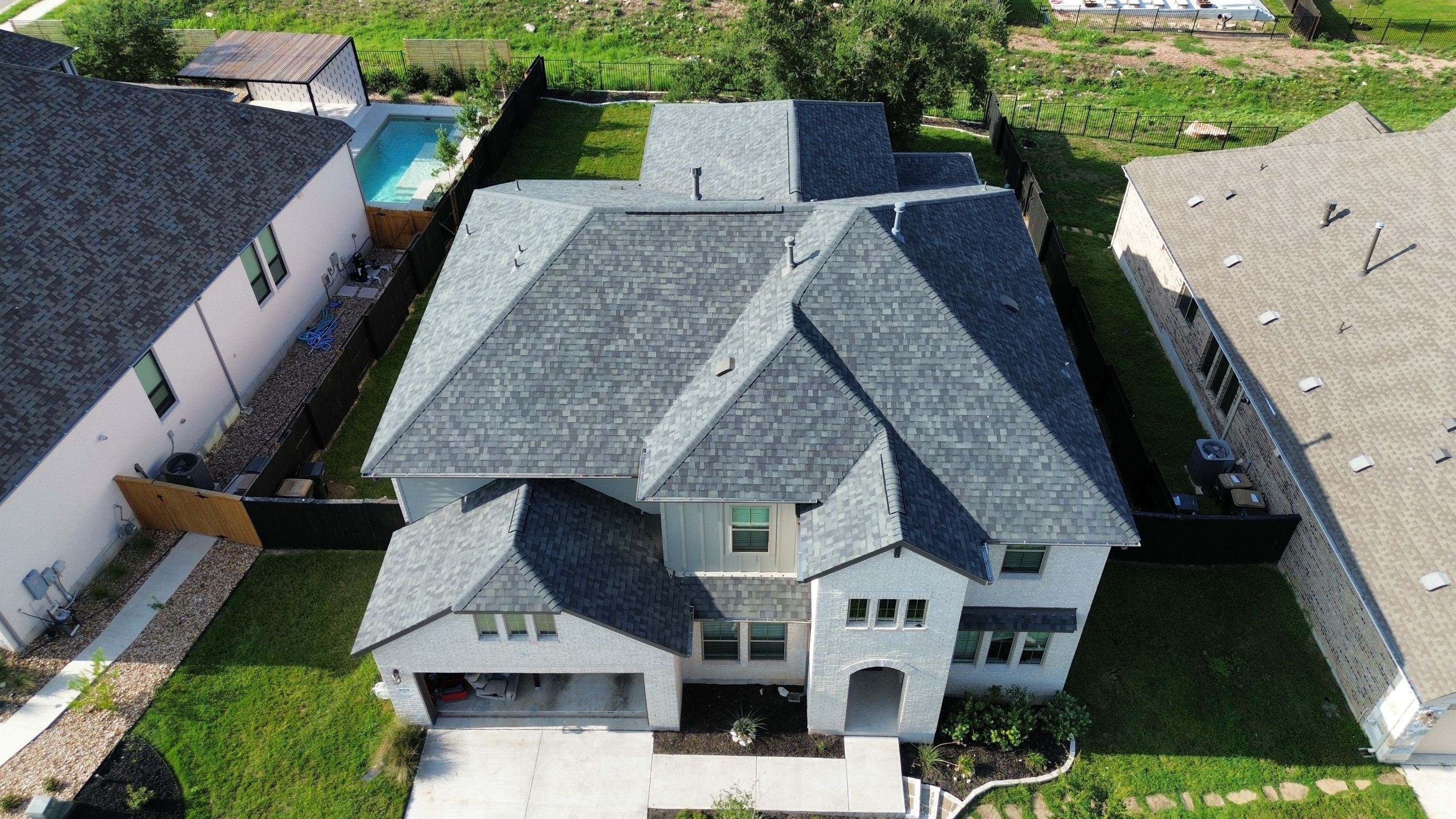 Roof Replacement using Owens Corning Duration Estate Gray by Honeydew Roofing