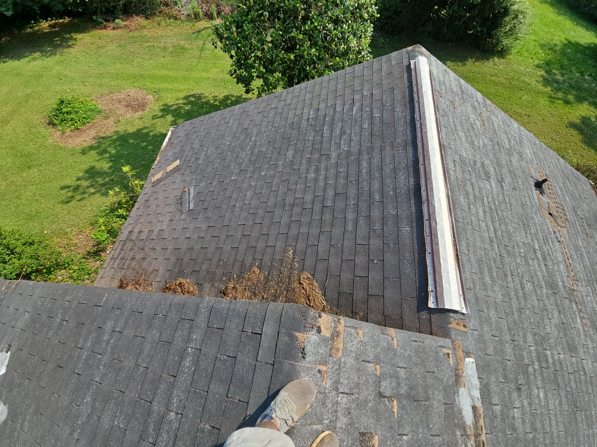 Syler roofing job by BROCK BUILDERS 