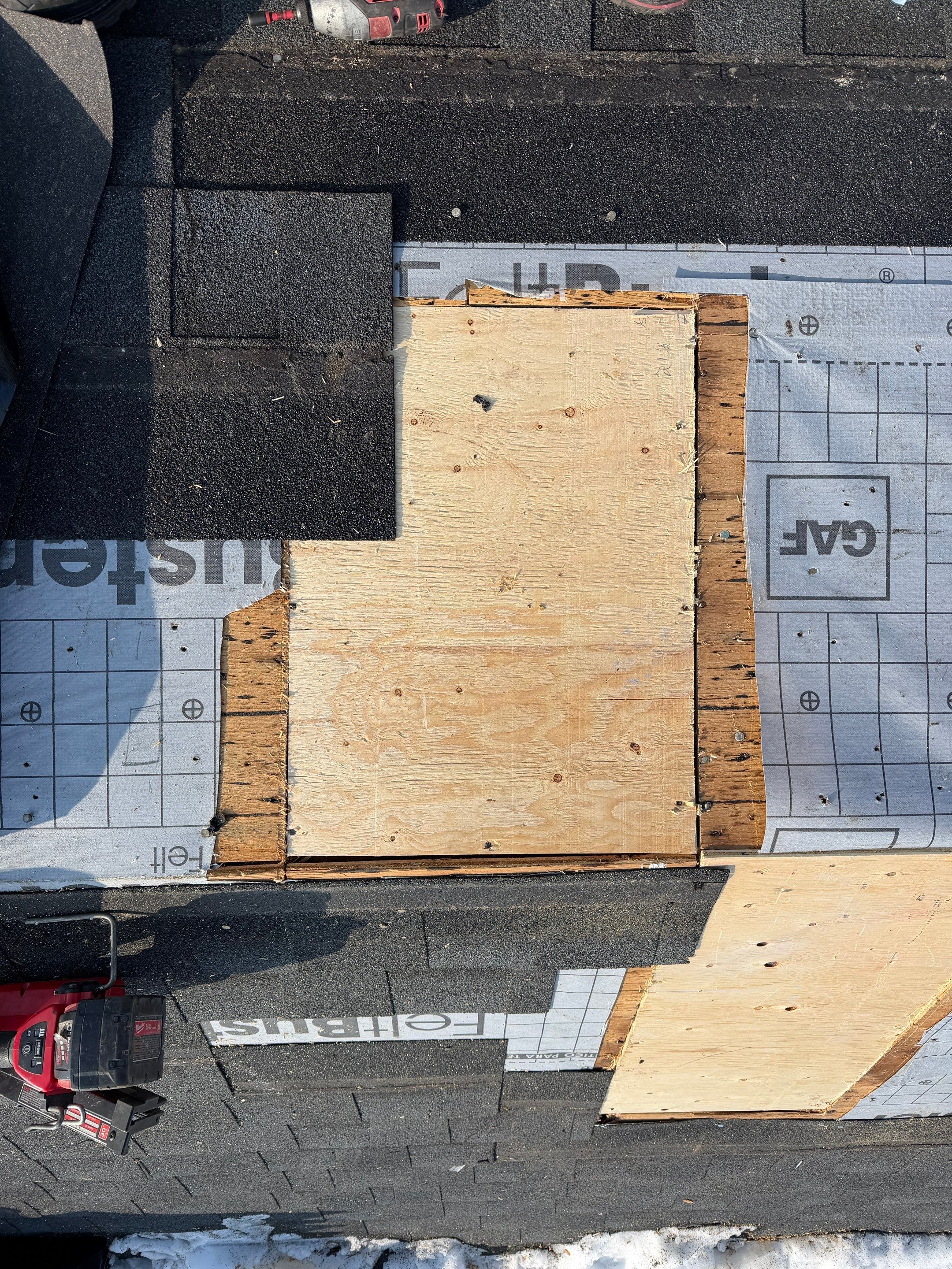 Project in Burlington by The Roofing Crew