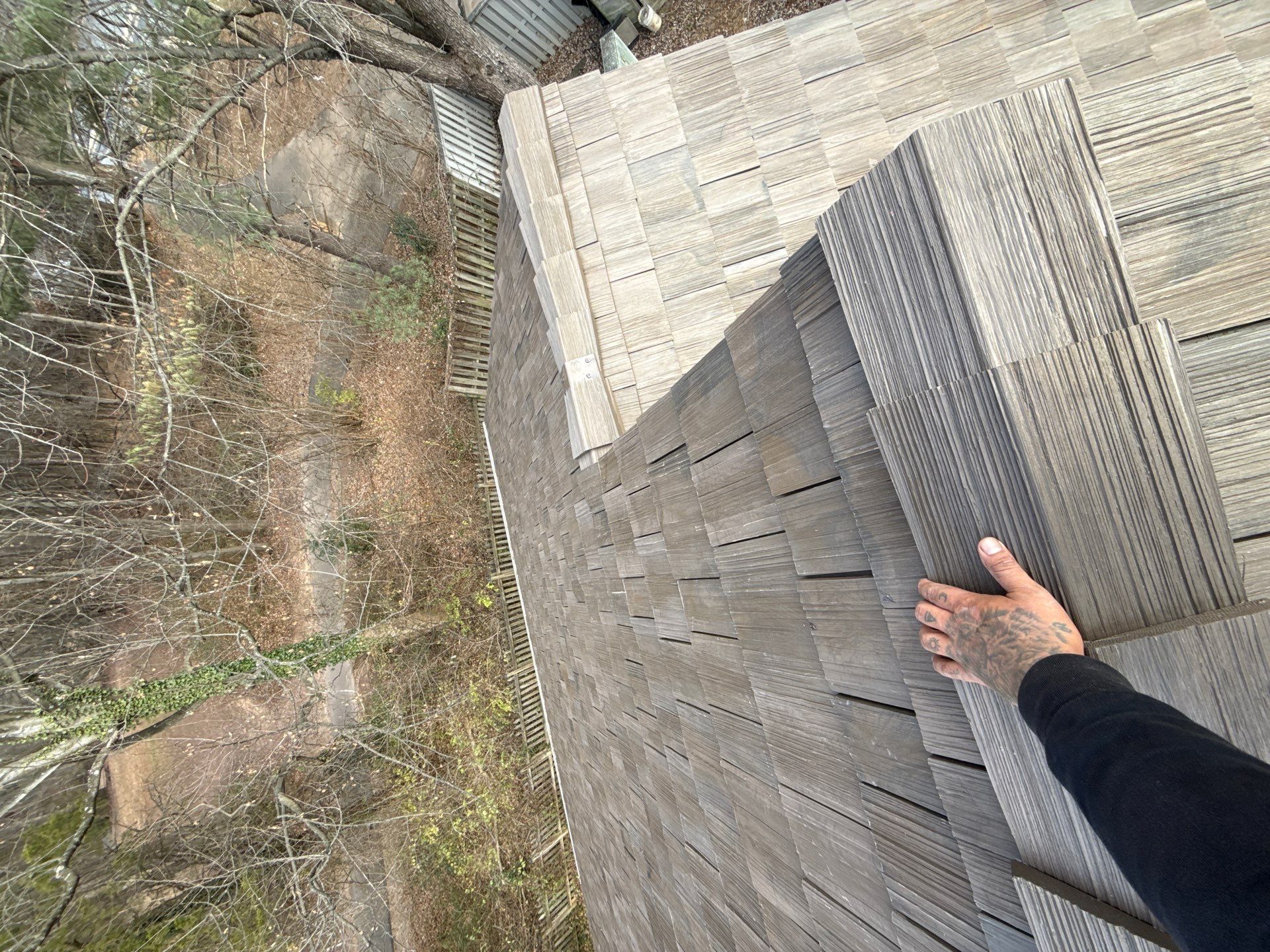 Reston :  Residential Roof Replacement with Brava Synthetic Cedar Shake Class C Natural  by RM Banning, Inc.