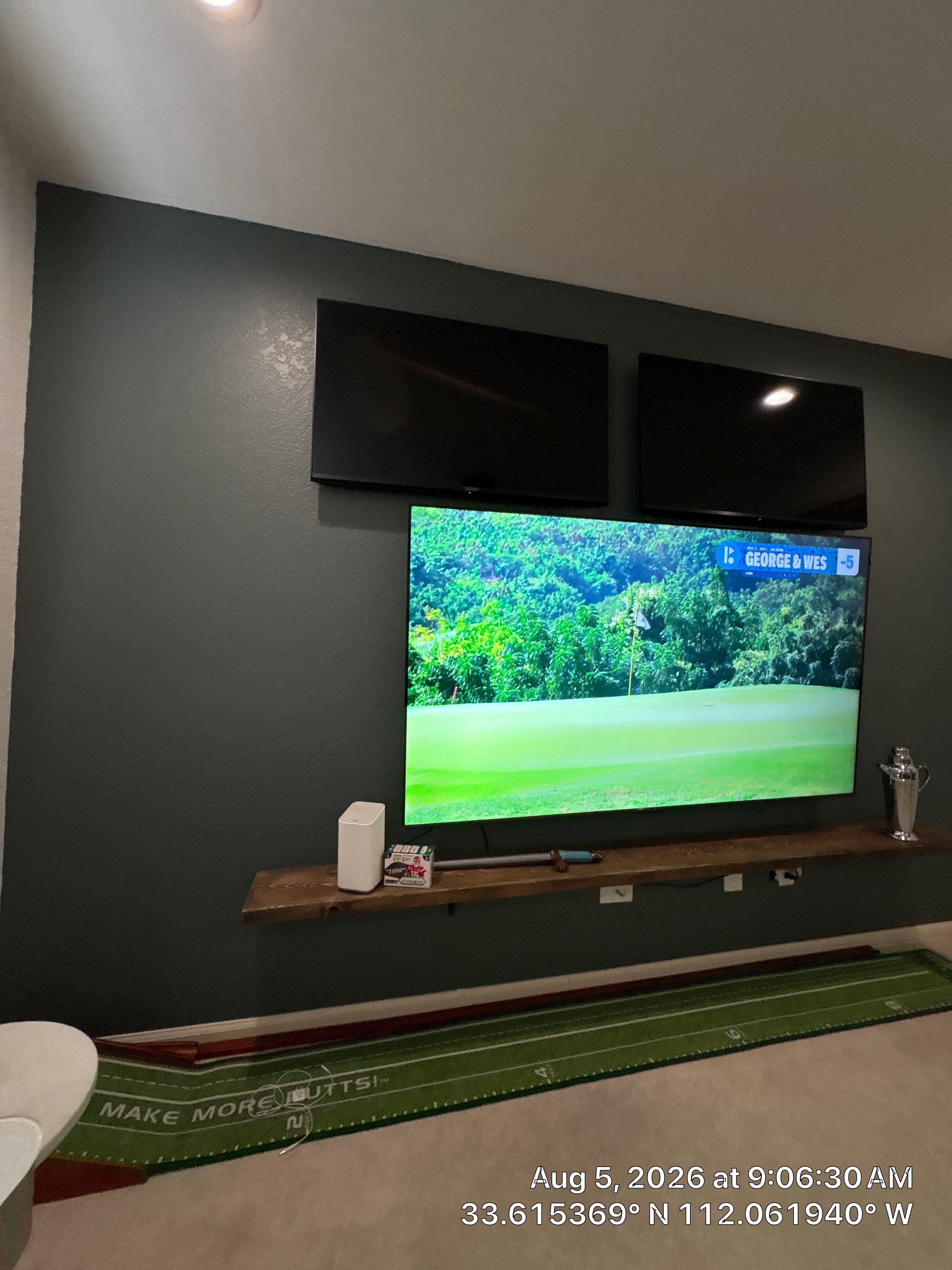 Home Office and Entertainment Room Renovation in Phoenix by CompanyCam Sales Demo