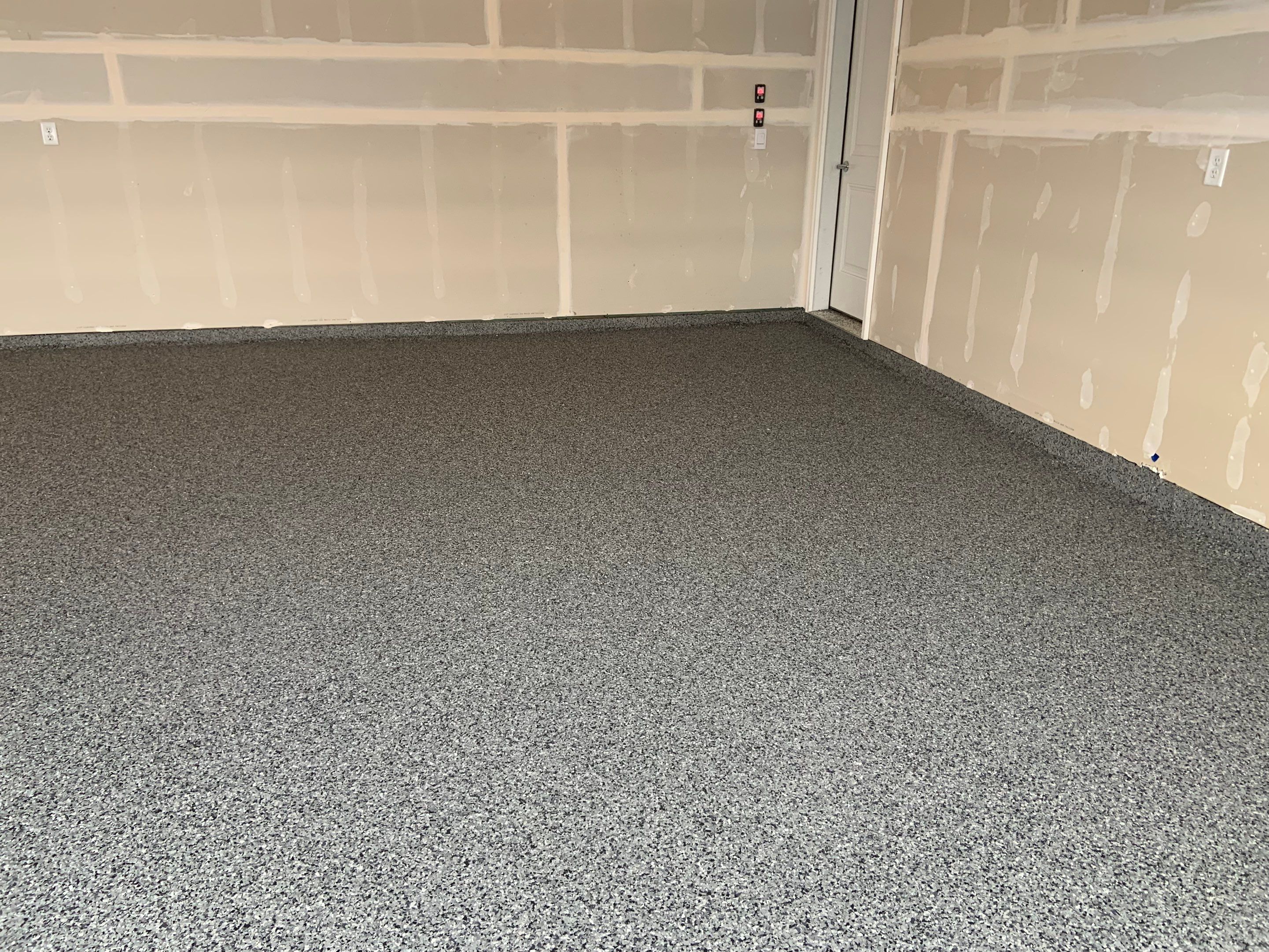 Garage Transformation using Nightfall by Croc Coatings, LLC
