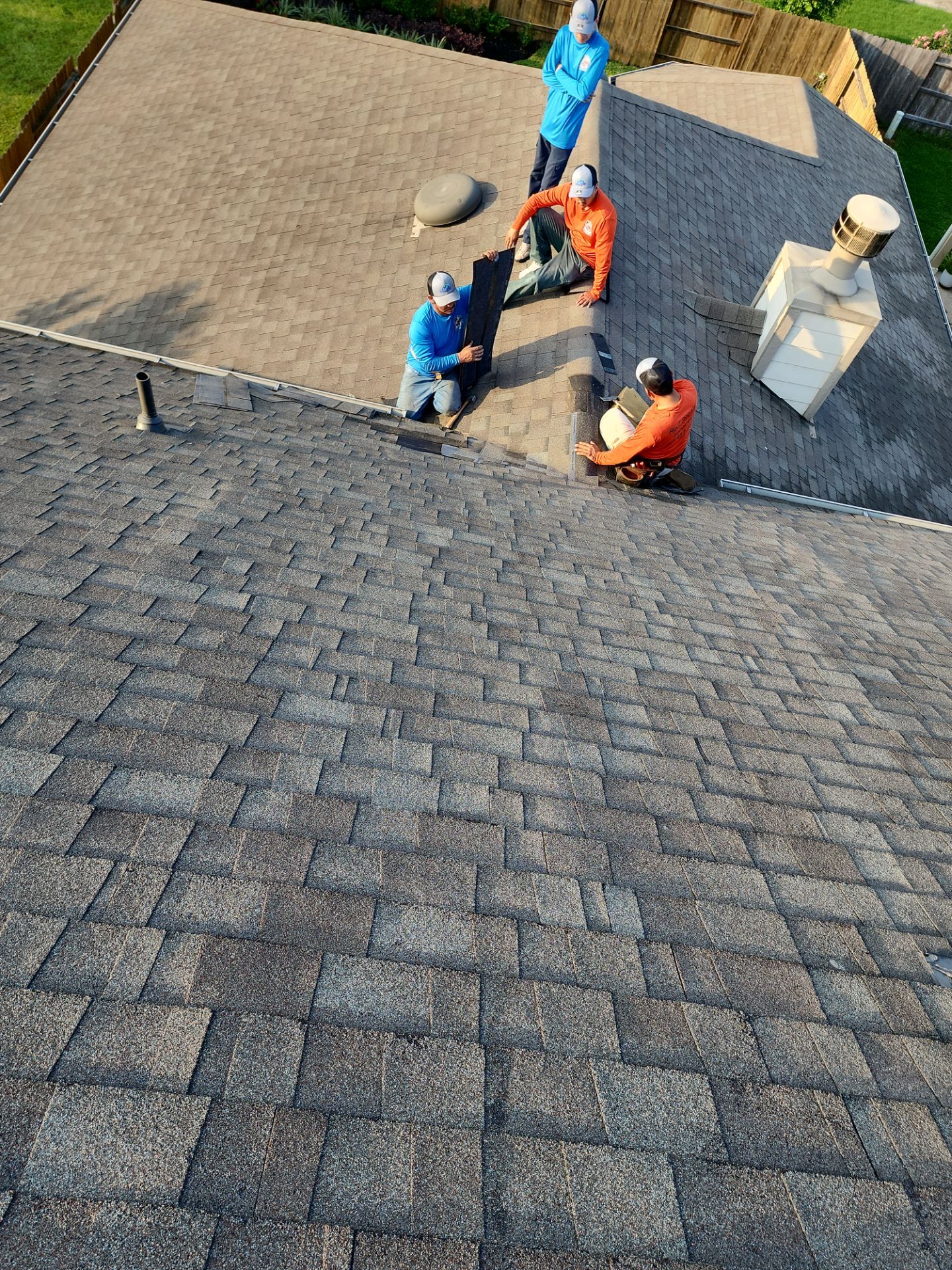 Hail Damage using Owen's Corning Duration (Lifetime) Shingles by Roof Repair Services LLC