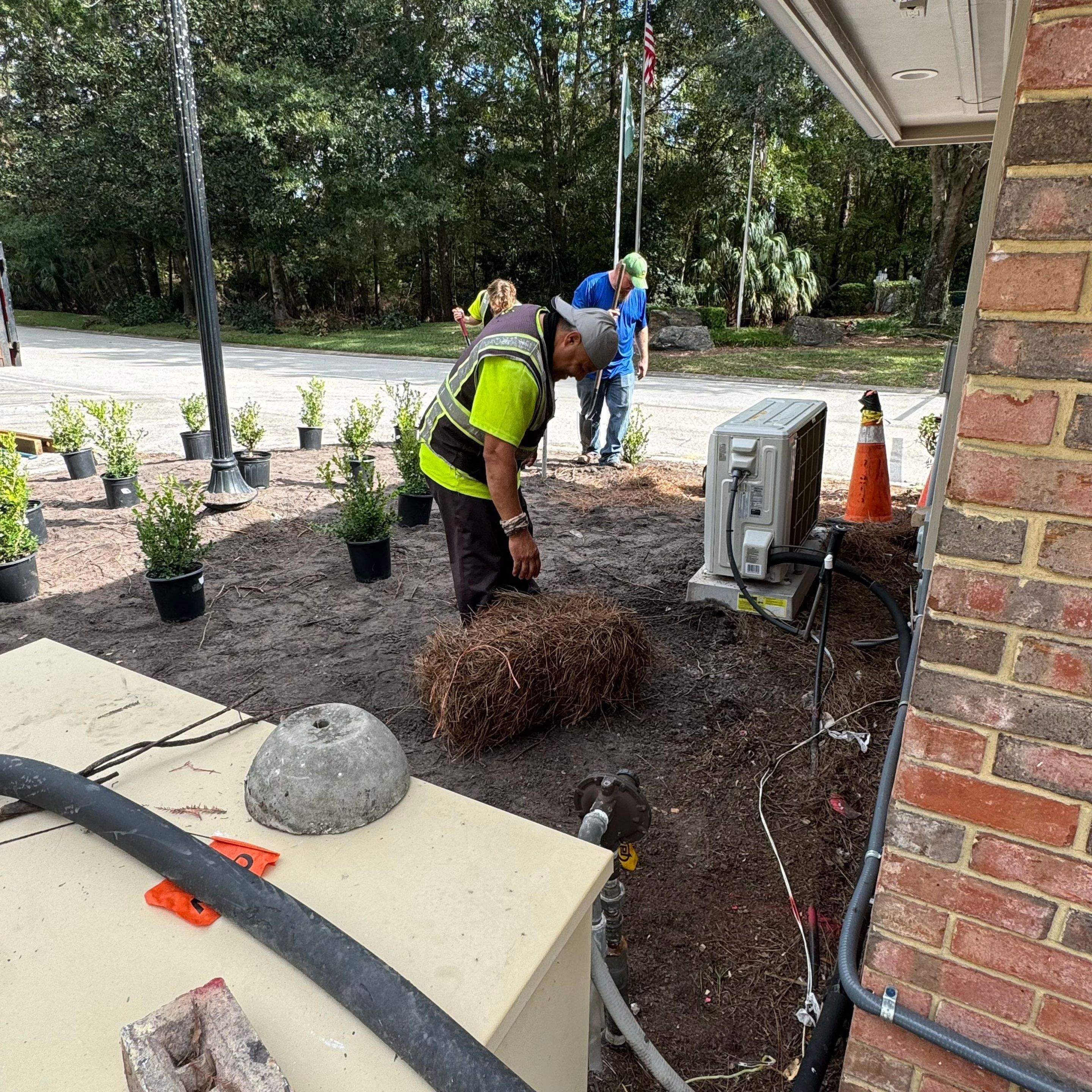 Main Gate Landscaping Project | Deerwood Community by ProGreen Services