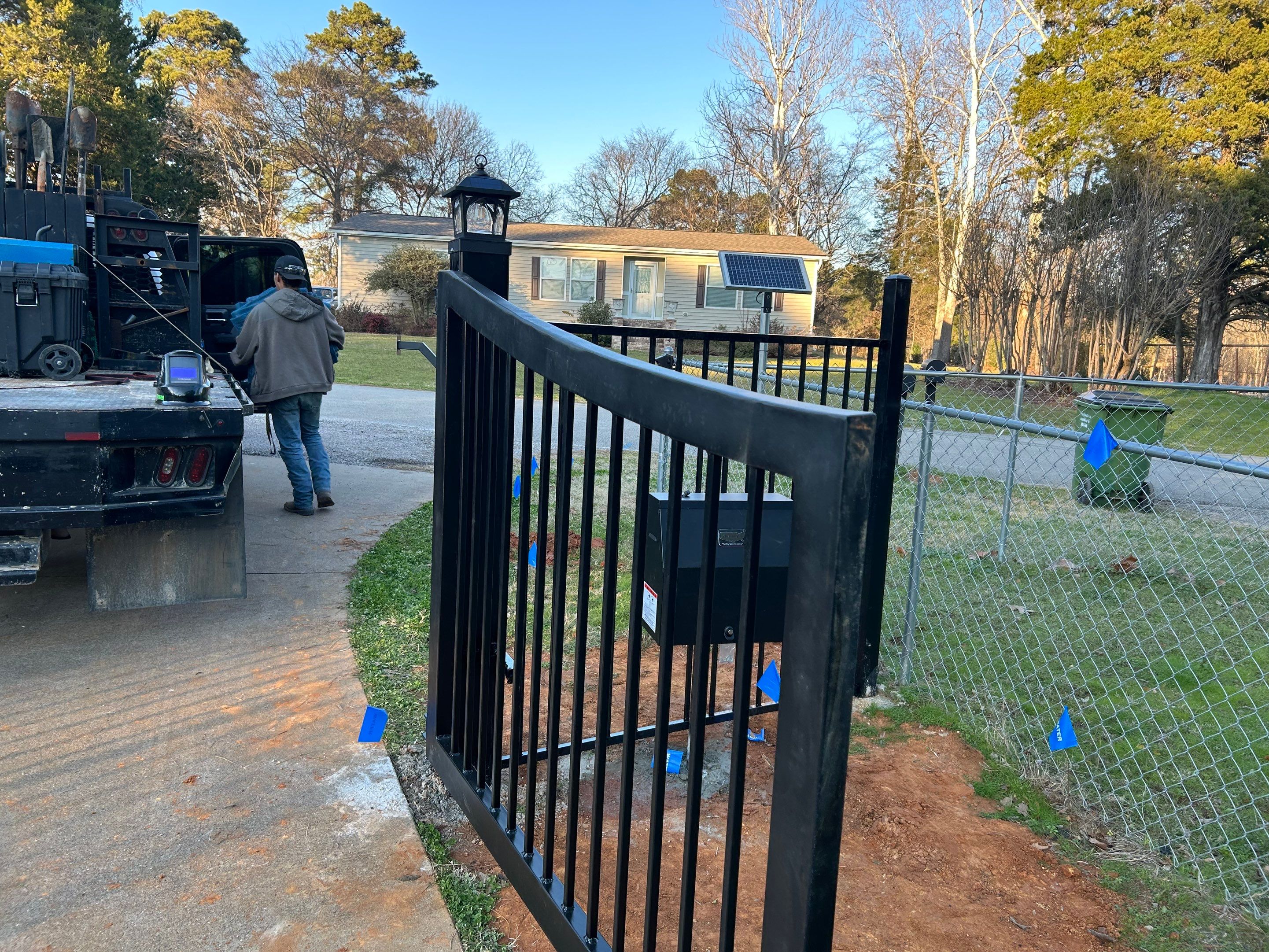 Double Swing Gate by Fidelity Metalworks