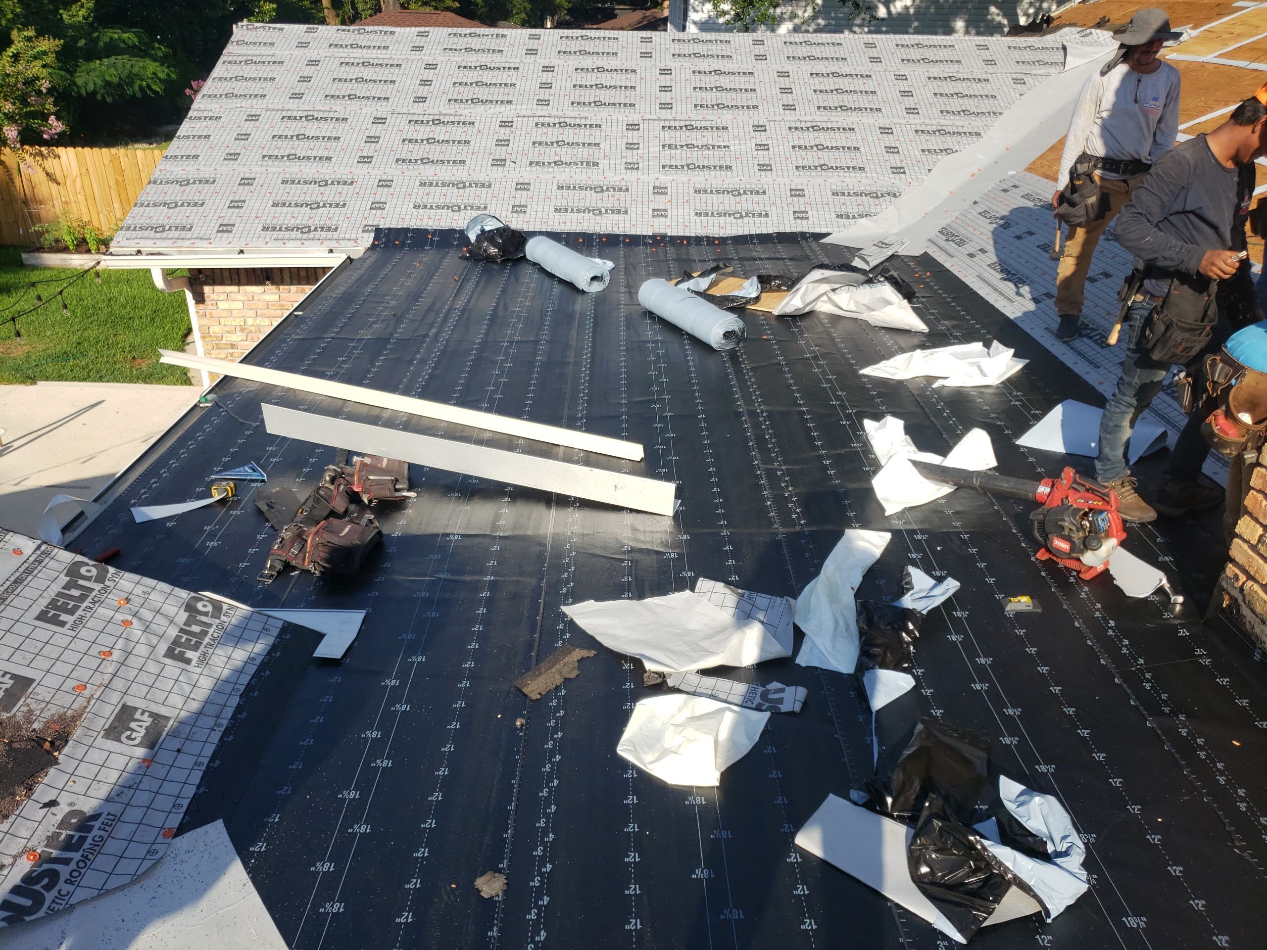 Residential Roofing Installation using Roof Replacement by American Roofing & Construction LLC