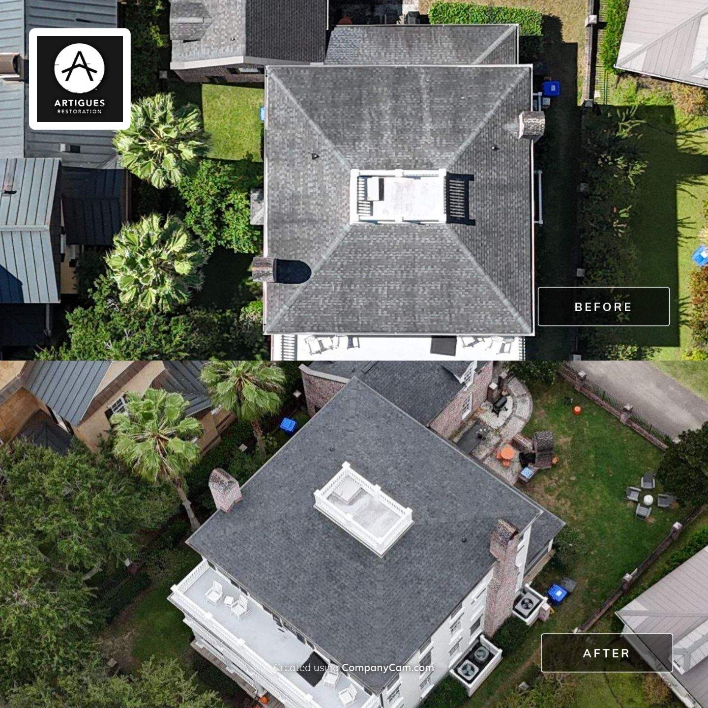 Mt. Pleasant Residential Home by Artigues Roofing & Restoration Services
