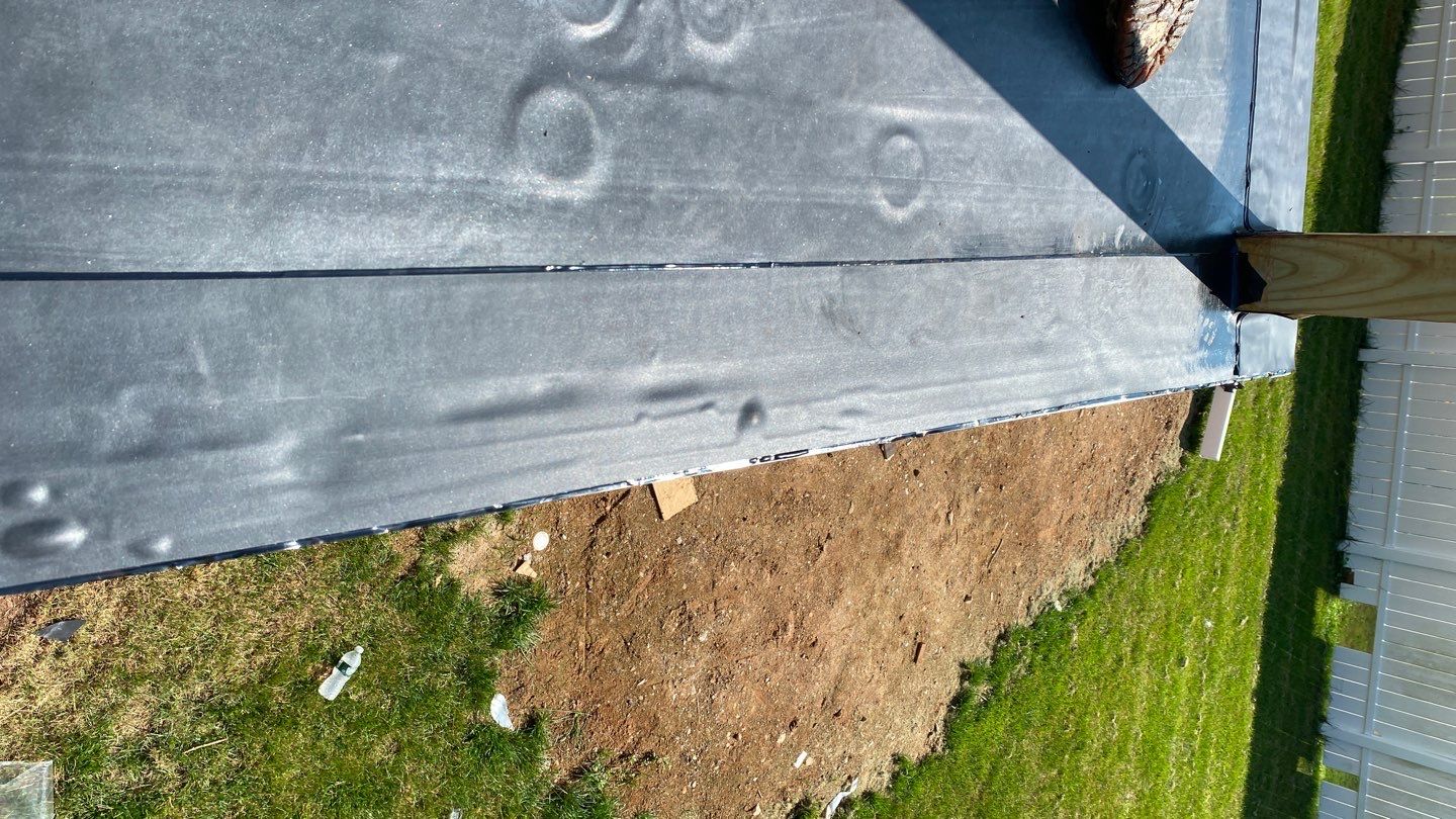 Siding Repair using Certainteed Mainsteet D4 and EPDM roof under deck by A Plus Exterior