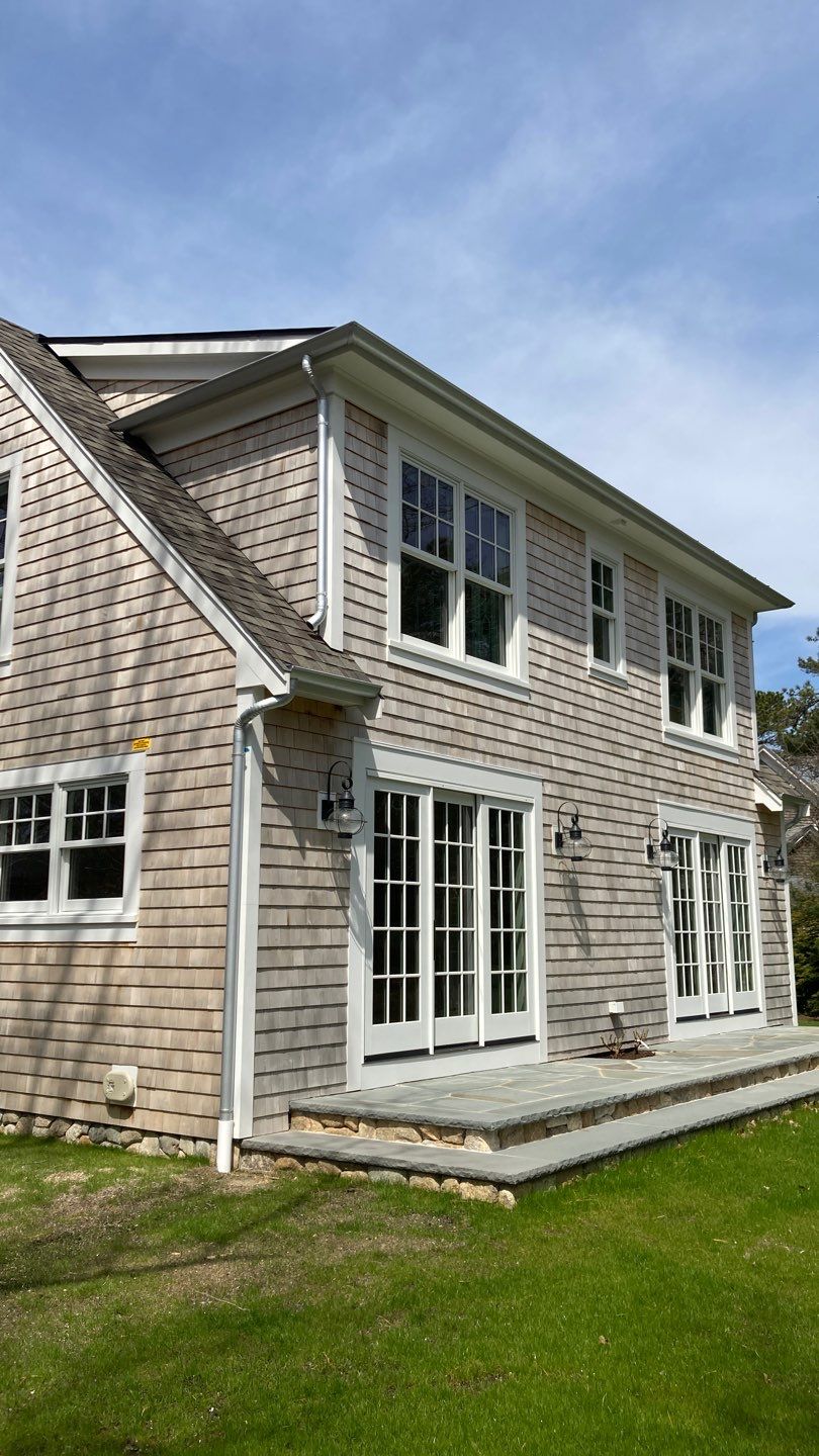 Gutter Installation using 6" Half Round Galvalume Gutter by Gutter Pro Enterprises