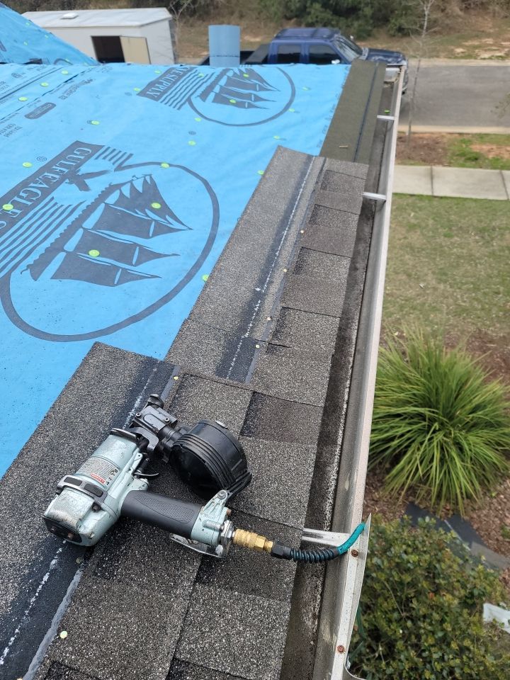 Residential Roofing Installation using Roof Replacement by American Roofing & Construction LLC