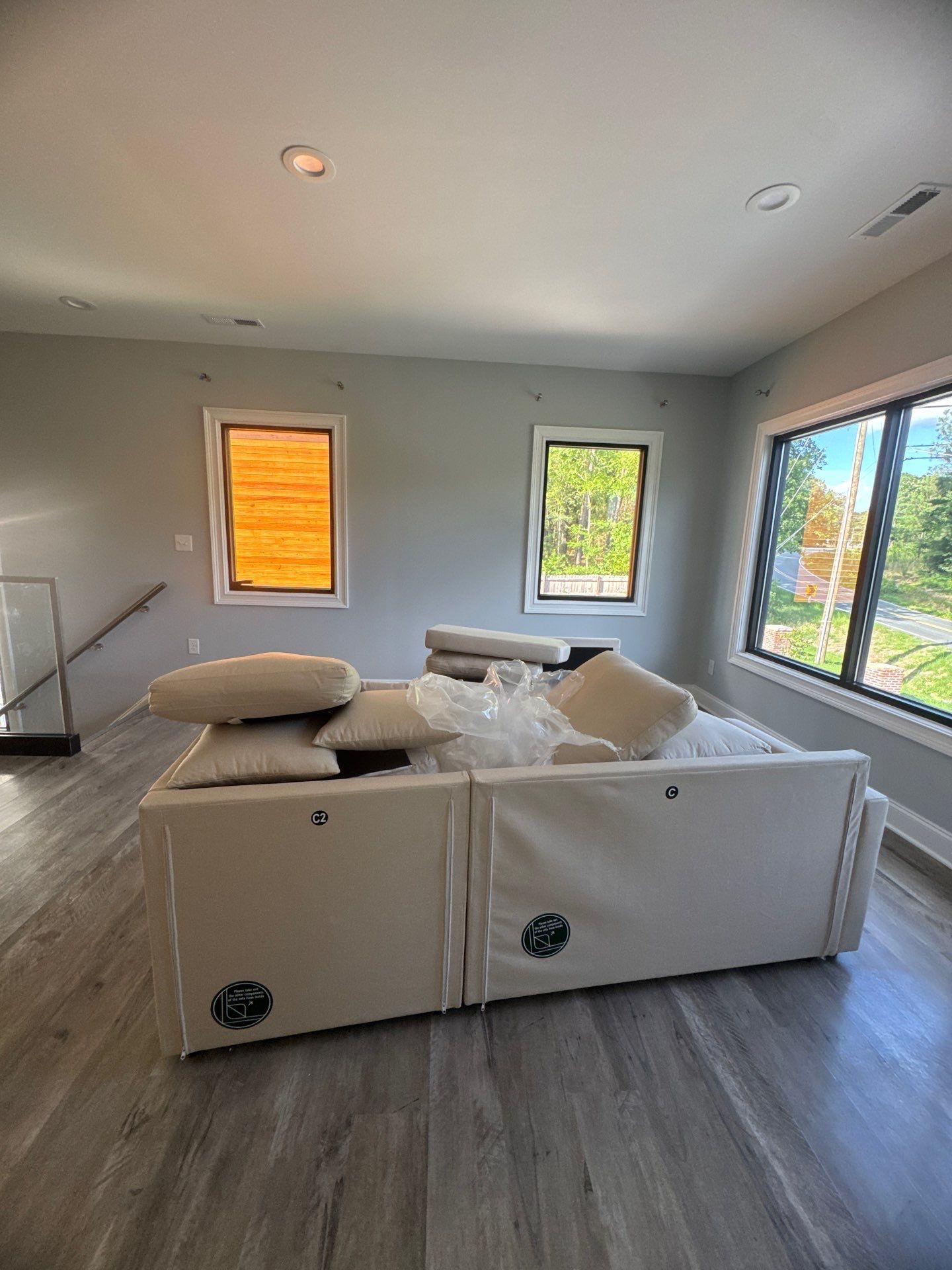 Interior Fresh Coat of paint & Deck stain by GonzalezPainters & Contractors Inc