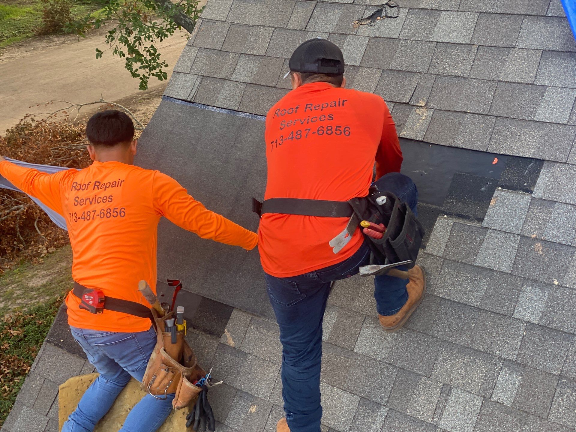 Residential Roofing Repair using Owen's Corning Duration (Lifetime) Shingles by Roof Repair Company
