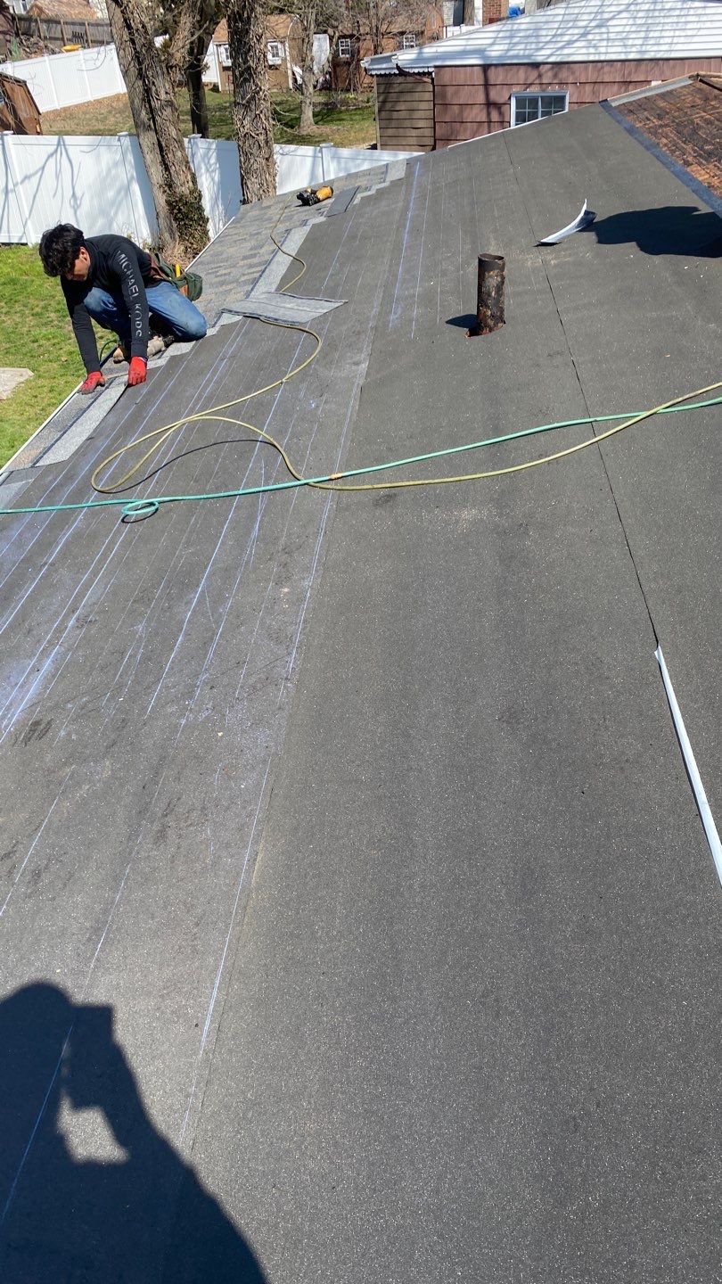 Residential Roofing Installation using Owens Corning TruDefinition Peppercorn  by A Plus Exterior