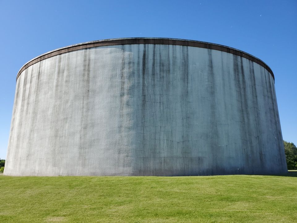 Water tank cleaning by Northern Power Washing LLC.