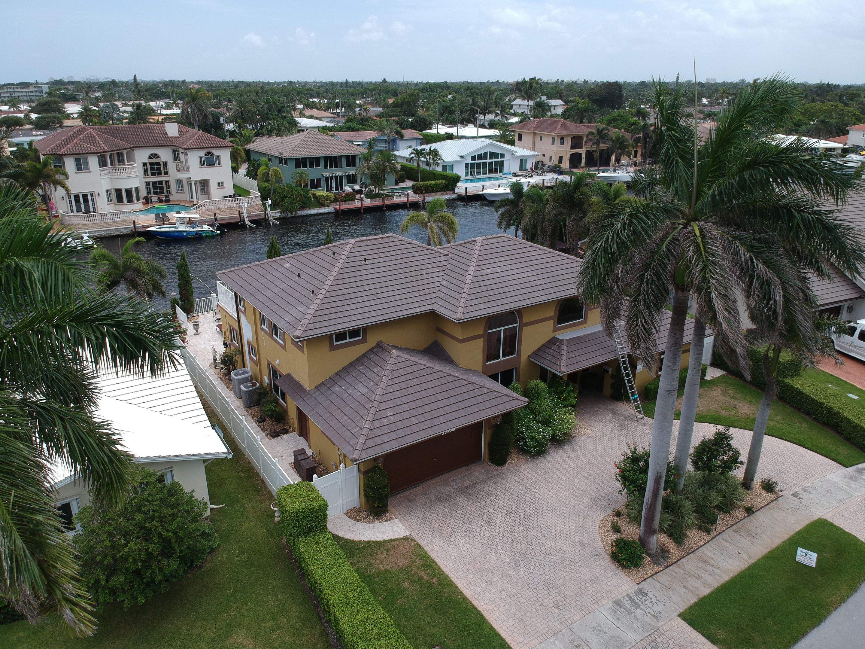 Residential Roofing Installation using Saxony 900 Slate by BLUES BROTHERS ROOFING