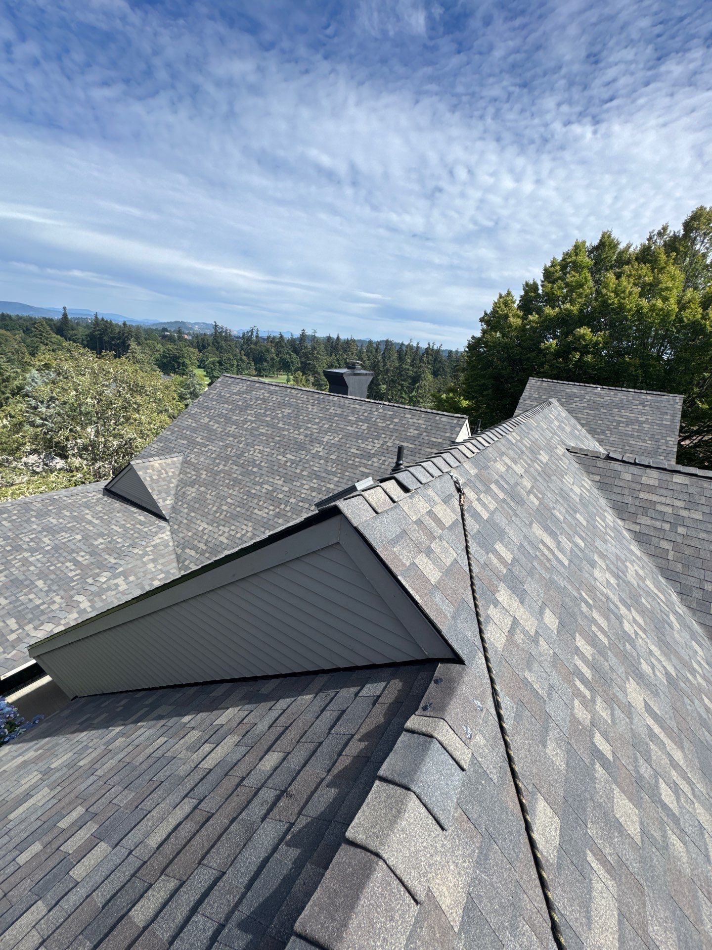 Complete Architectural Shingle Reroof and OSB Decking Repair in Eugene by BEST Roofing & Waterproofing