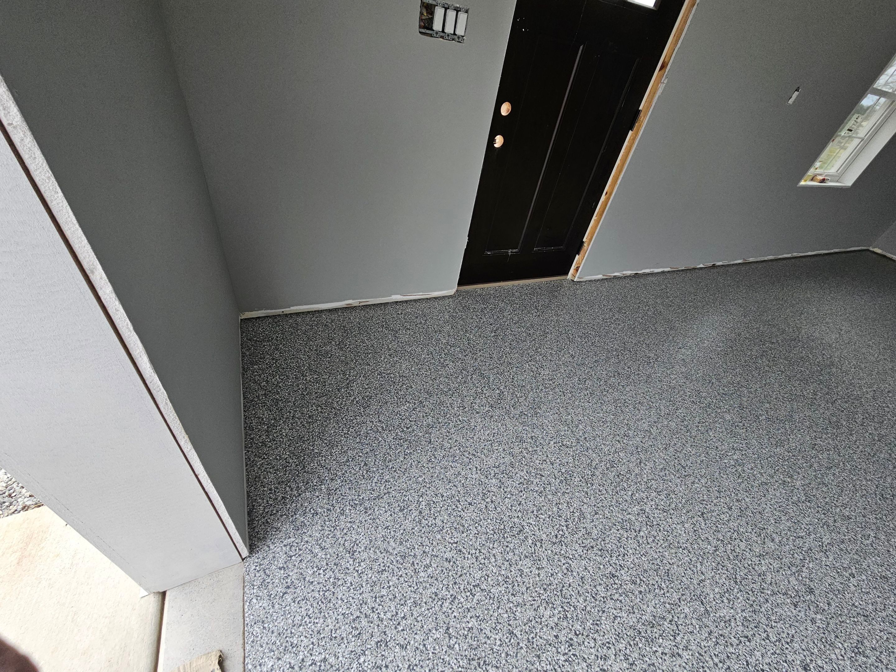 Gravel Flake Garage Floor  by Level 10 Coatings