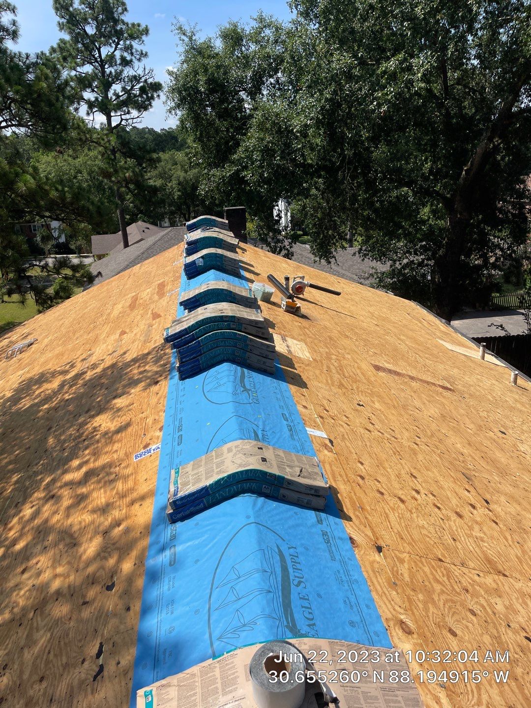 Residential Roofing Installation using Roof Replacement by American Roofing & Construction LLC