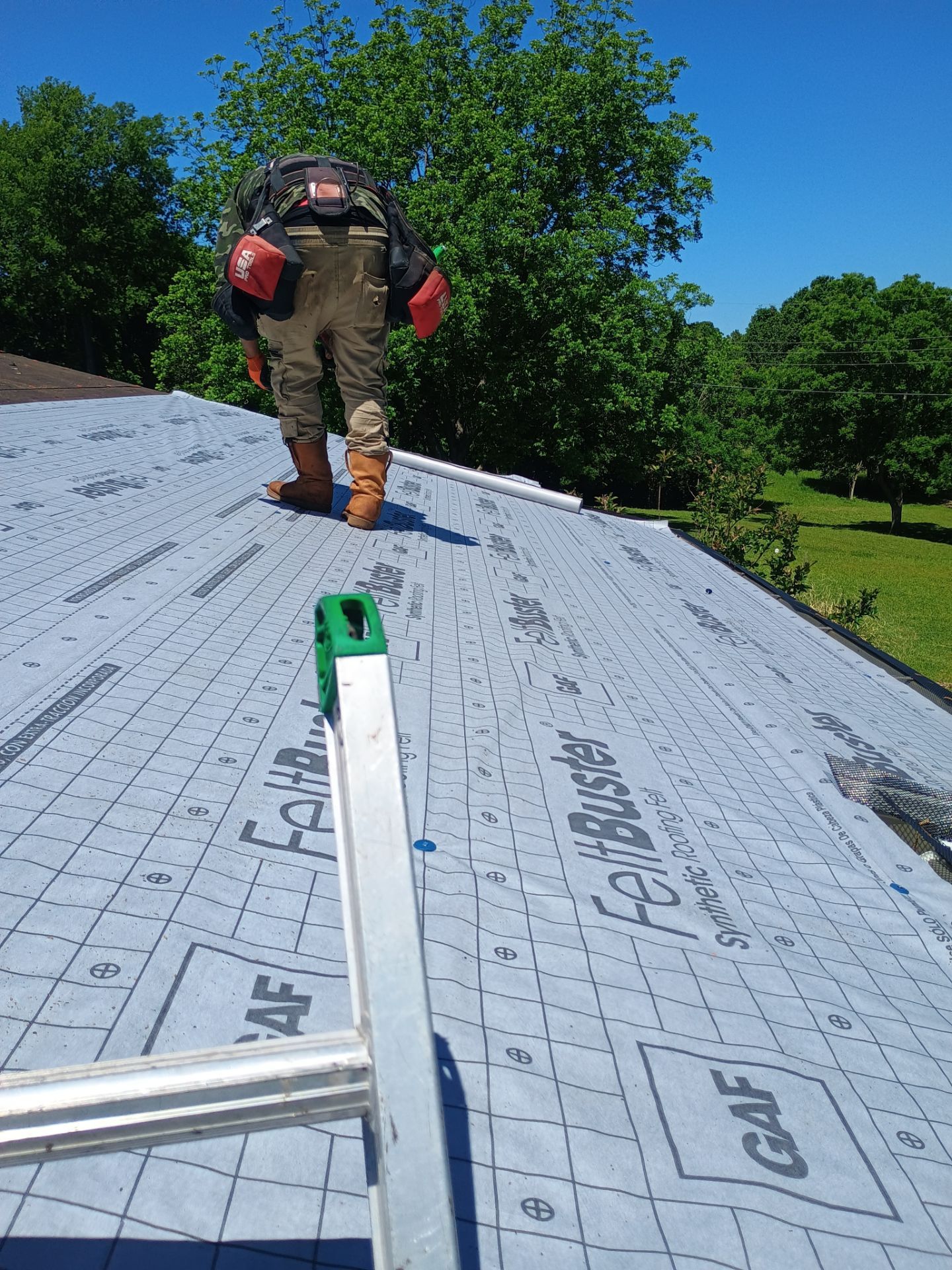 GAF Architectural Shingle Roof Replacement on Modern Ardmore Residence by BANA Roofing and Solar Supply