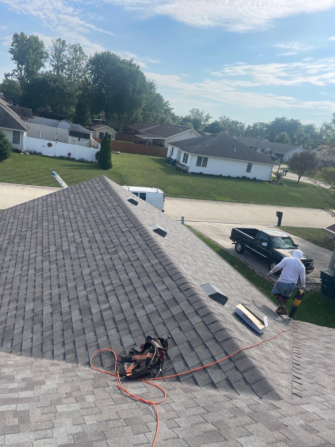 Project in Muncie, IN by Rodeffer Roofing INC