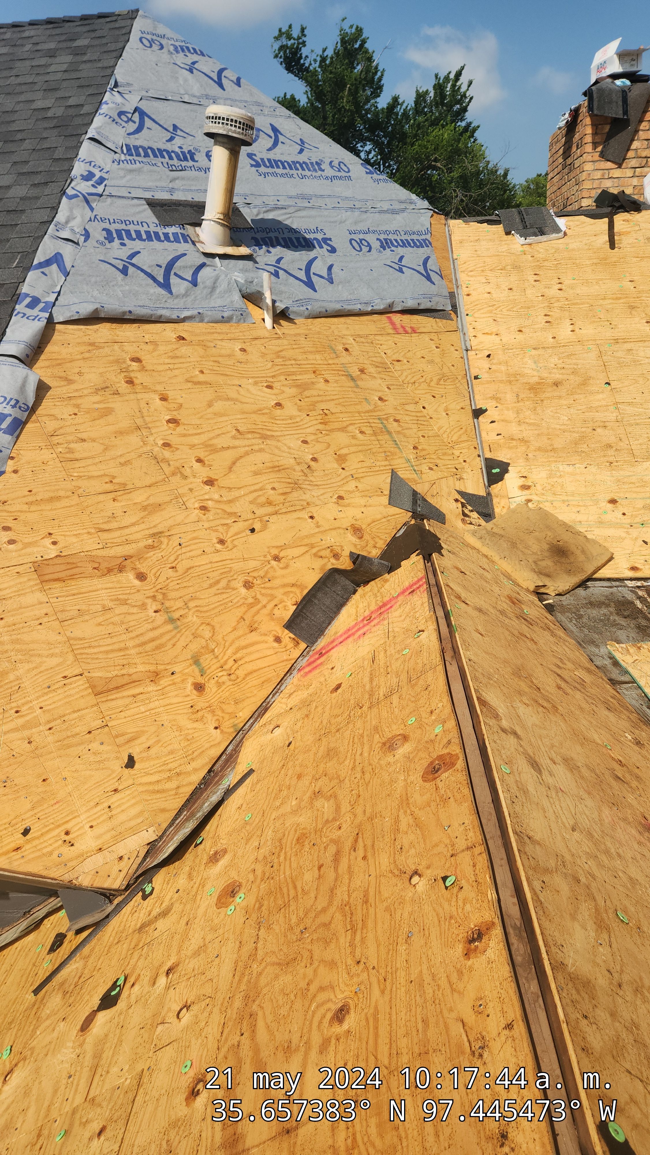 Residential Roofing Installation using Atlas by Castillo Roofing
