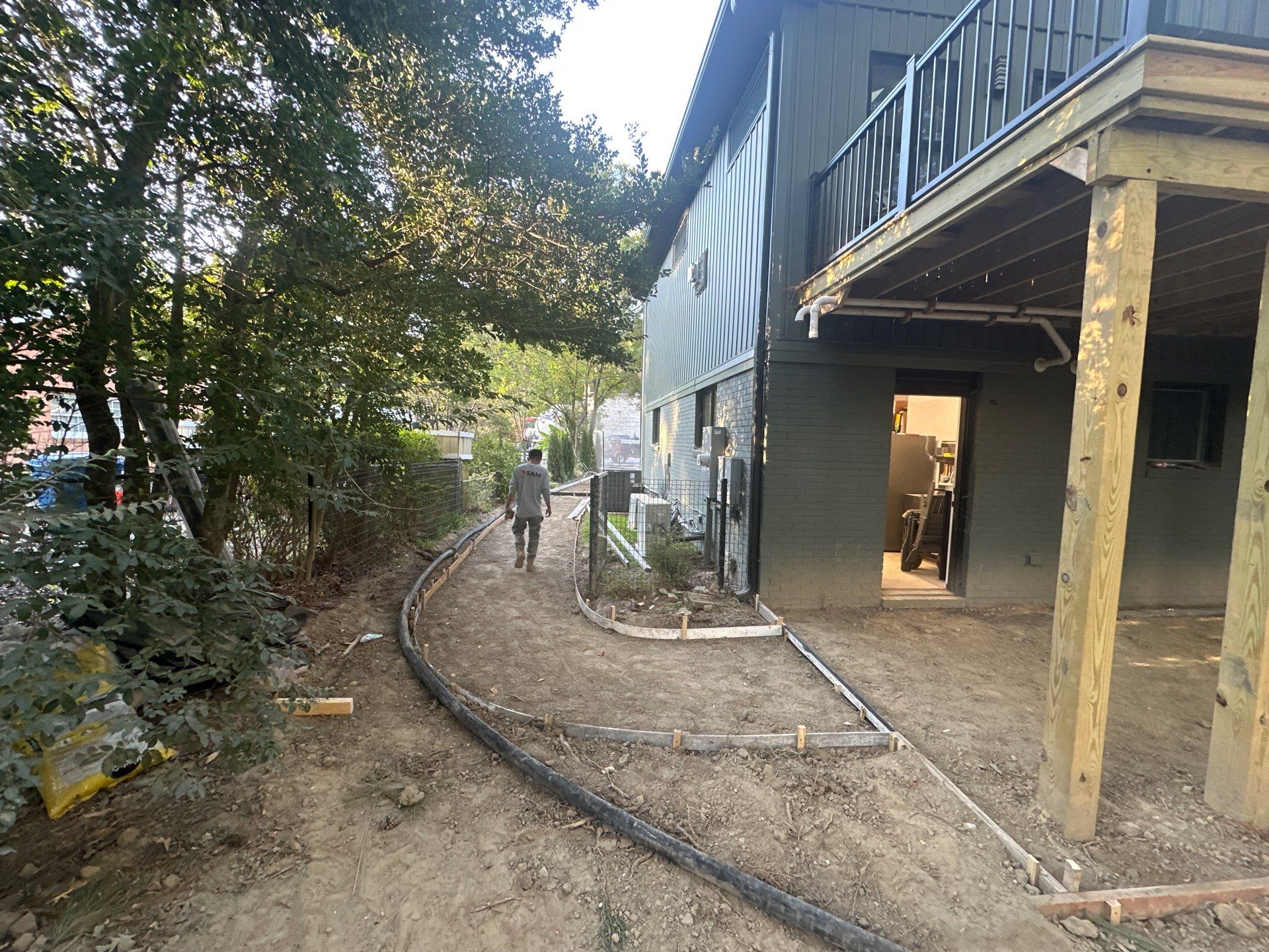 Project in Virginia Beach by Sam The Concrete Man Virginia Beach