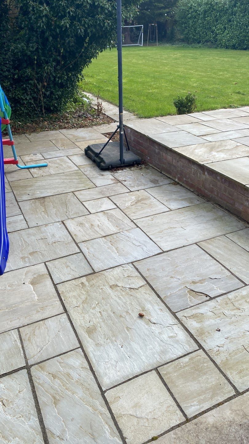Patio Clean using honda 21 ltr/min by Ges Exterior Cleaning ltd