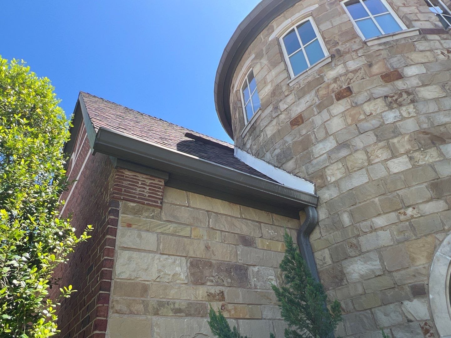Residential Roofing Installation using Certainteed Landmark with custom Copper Turret by Becker Roofing and Exteriors