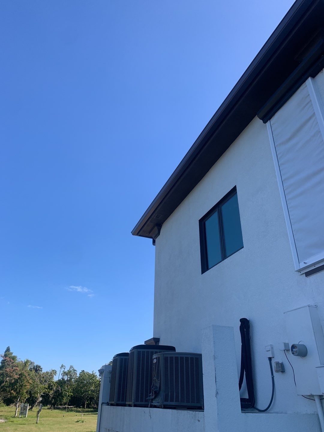 Brown Seamless Gutters using Royal Brown in Fort Myers FL by Gutter Professors