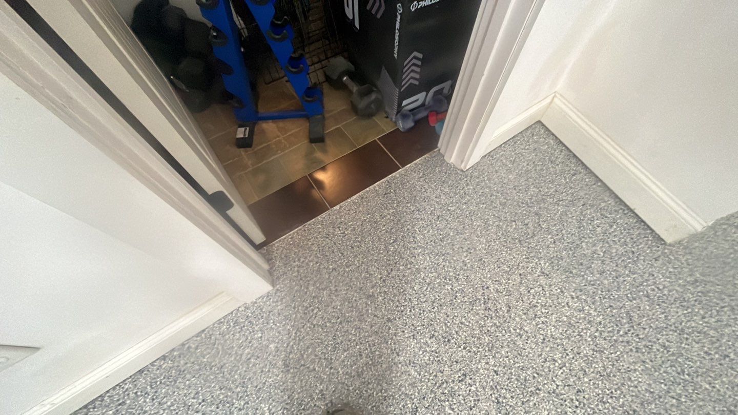 Rommel family Basement TransFLOORmation by Symphony Concrete Coatings