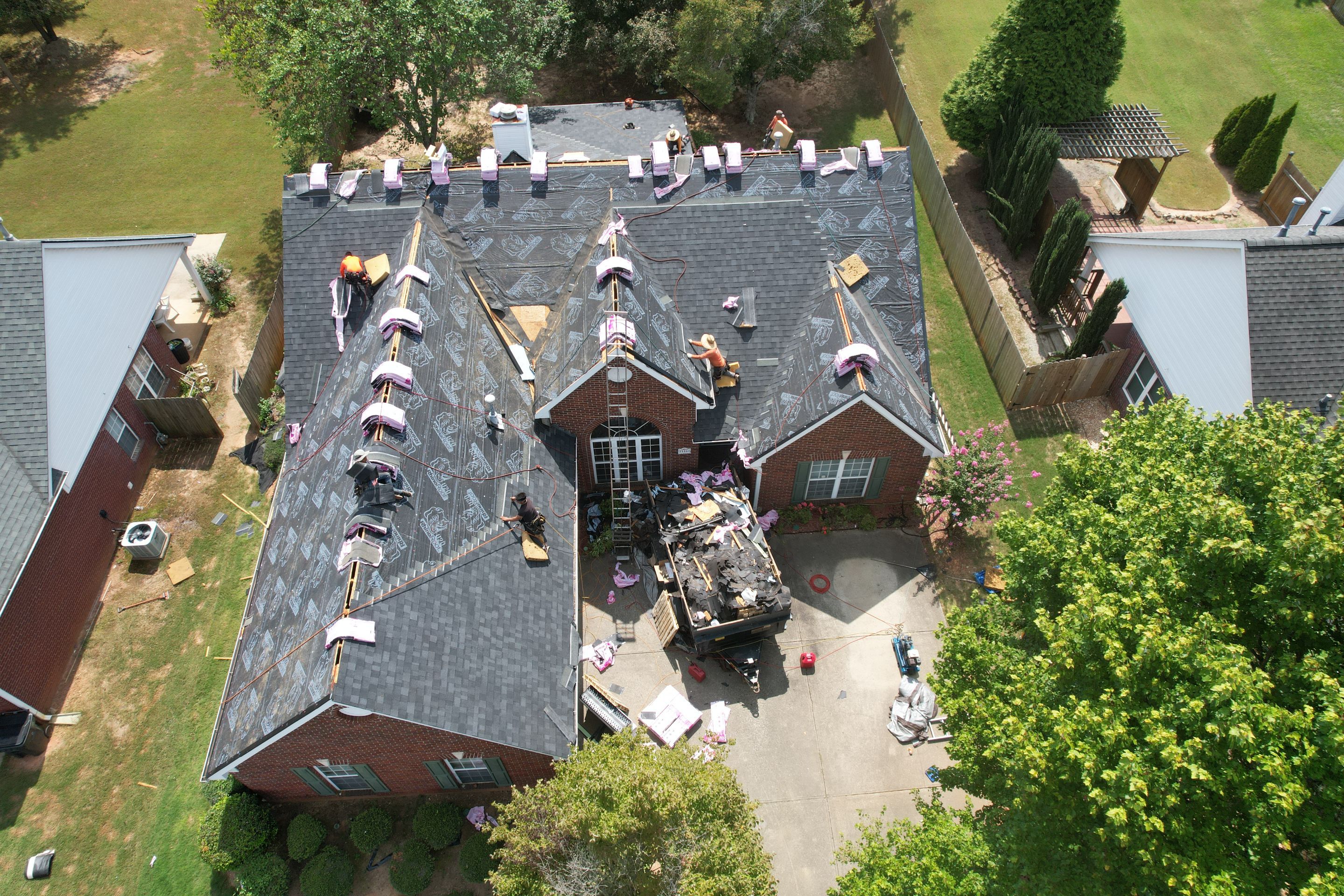 Residential Roof Replacement using Owens Corning Onyx Black by Inspector Roofing and Restoration