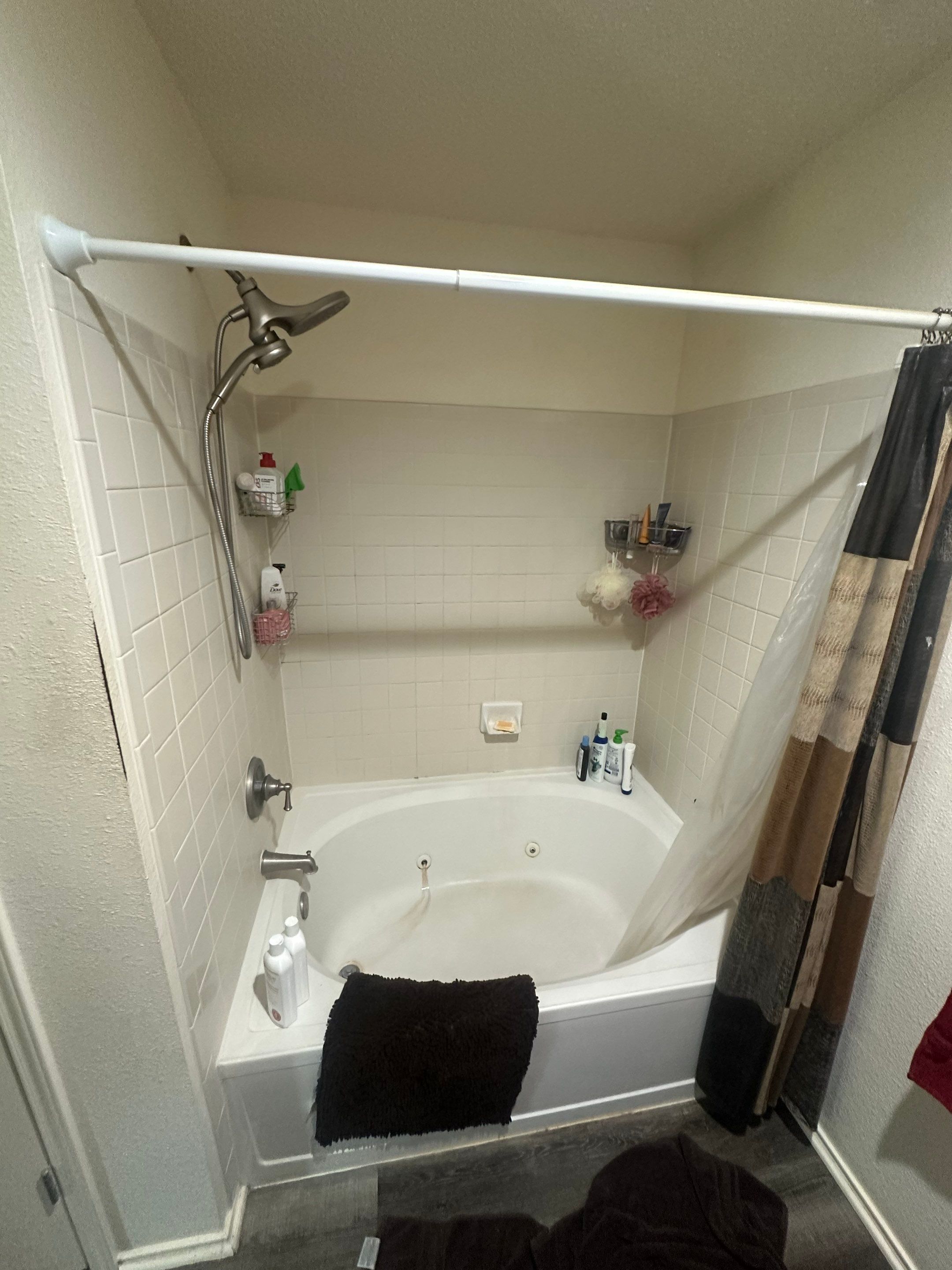 Tub to walk-in Shower in New Braunfels by Lane Lauritsen - The Hill Country, Texas