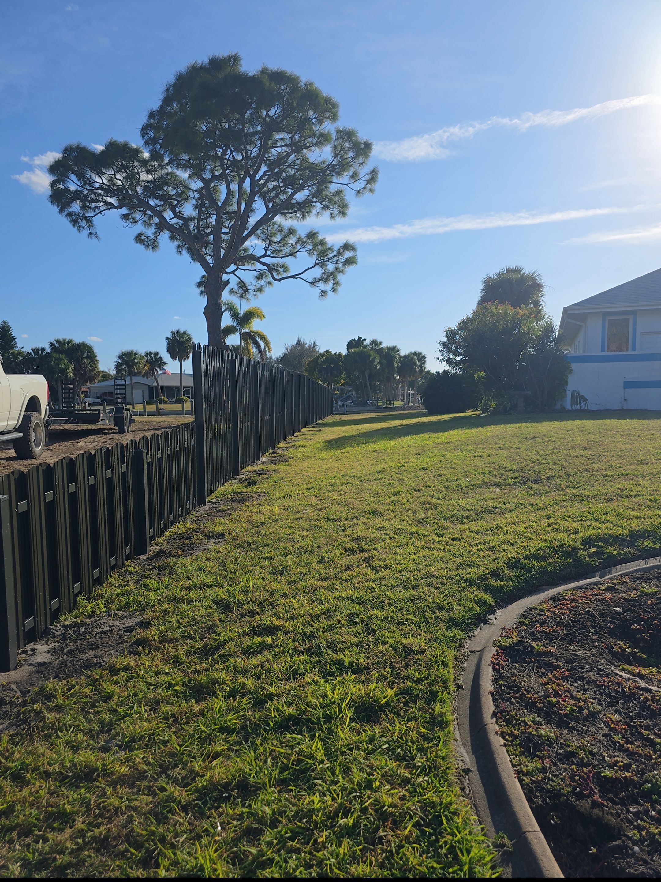 Bronze Metal Privacy Fence in Port Charlotte by True Fence LLC
