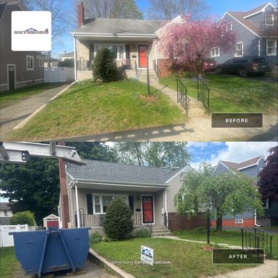 Residential Roofing Replacement Featuring Owens Corning Estate Gray Shingles in Milford