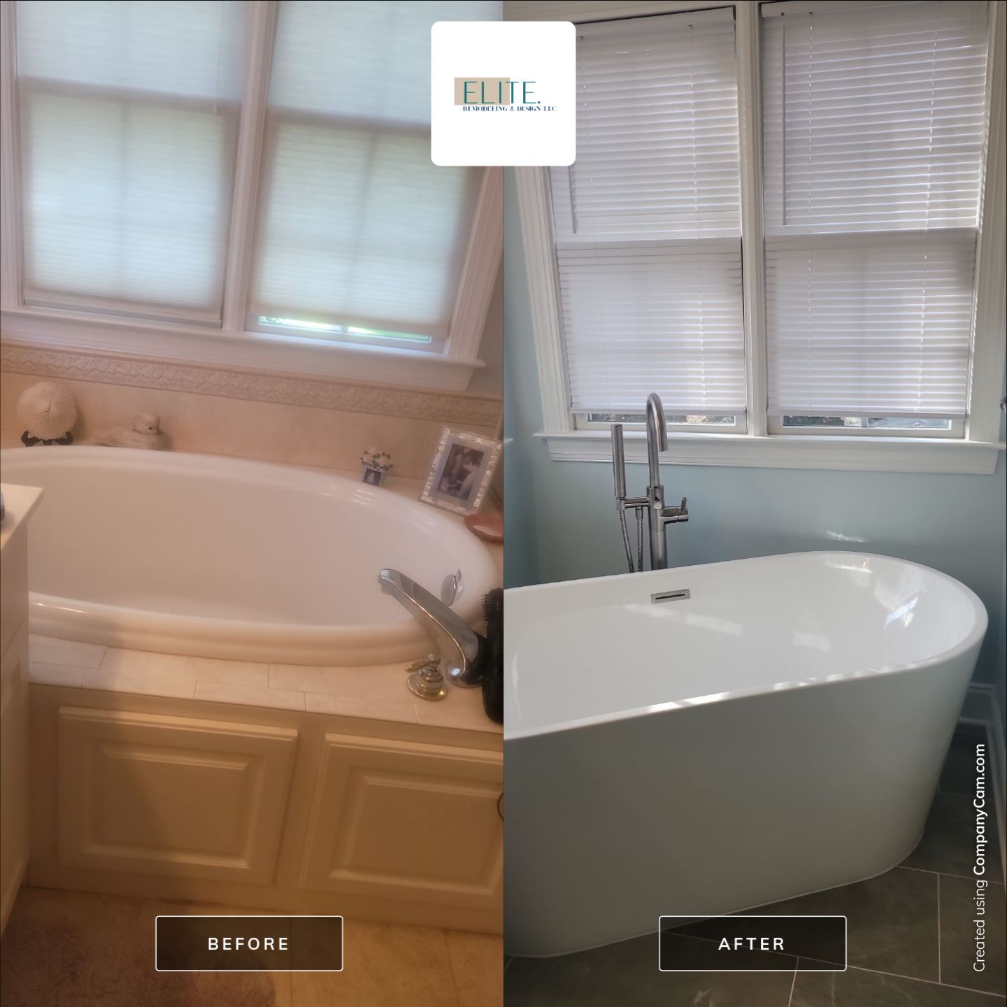 A Stunning Cary Bathroom Reimagined by Elite Remodeling and Design LLC