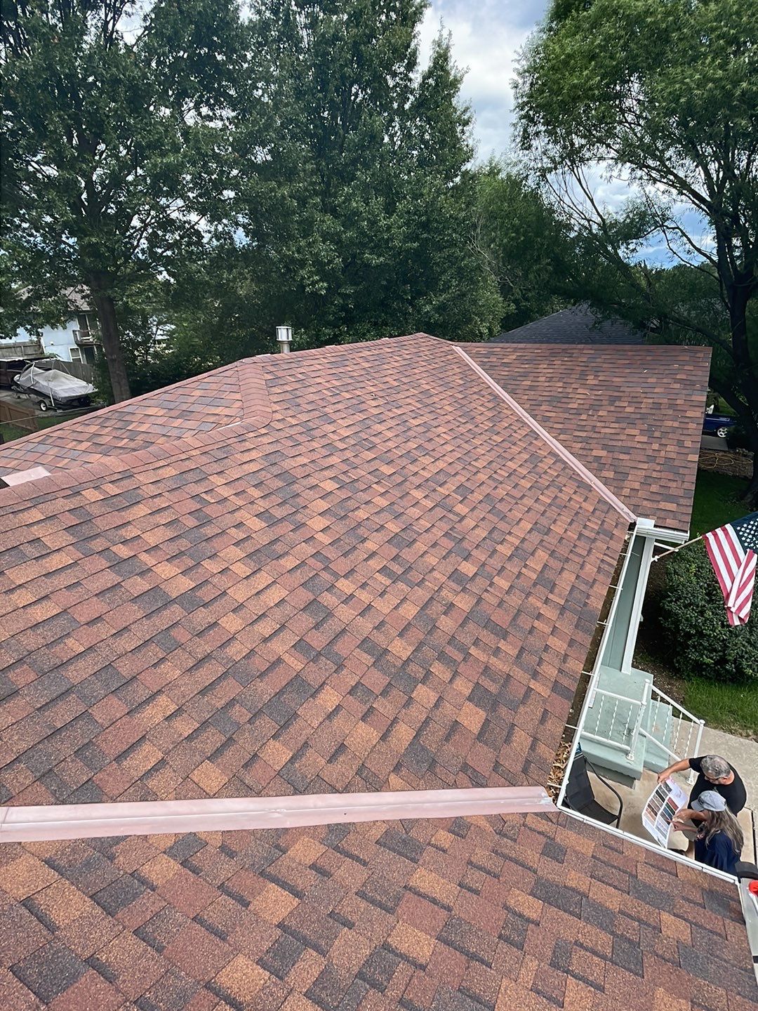 Residential Roofing Installation using IKO Dynasty by EEC Windows, Siding & Roofing