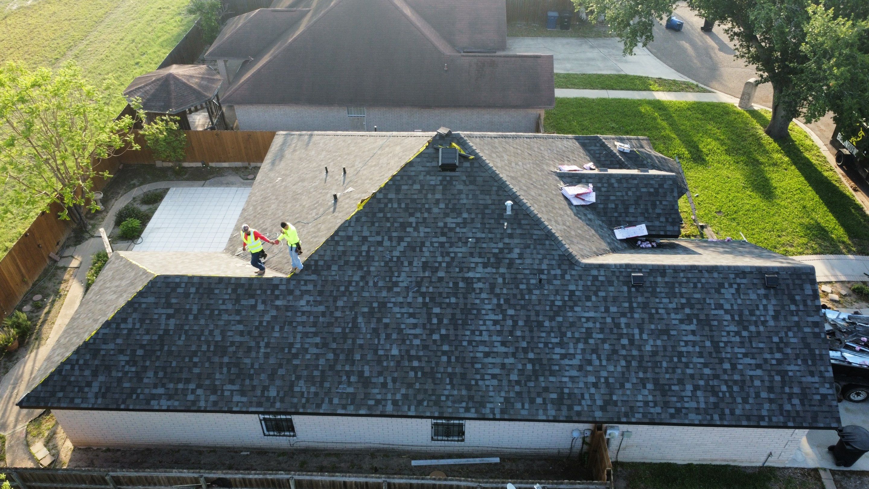 Project in Mcallen by Bison Roofing  