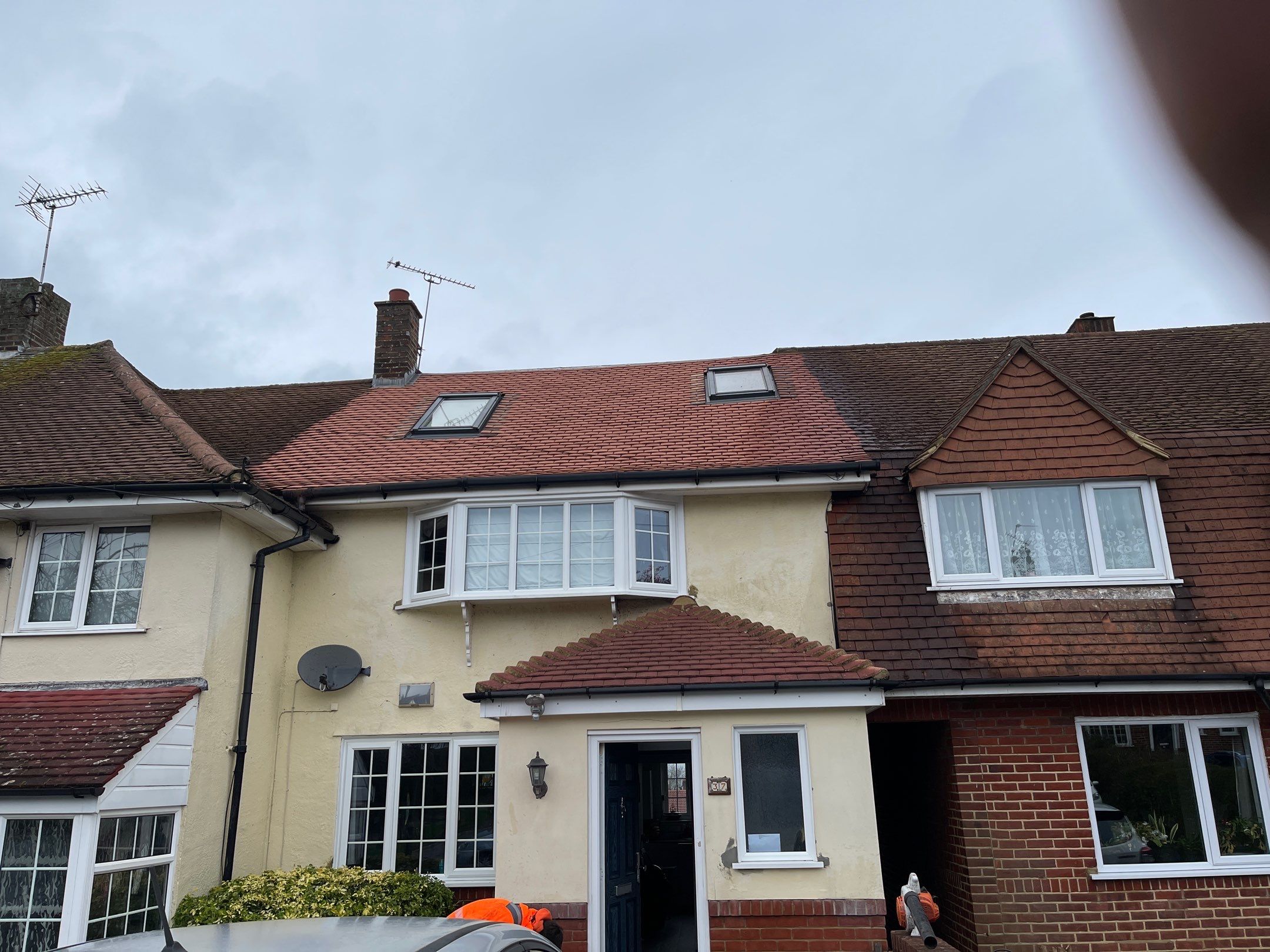 Roof Clean and Biocide Treatment using Honda 15lpm Low Pressure Washing Machine by Ges Exterior Cleaning ltd