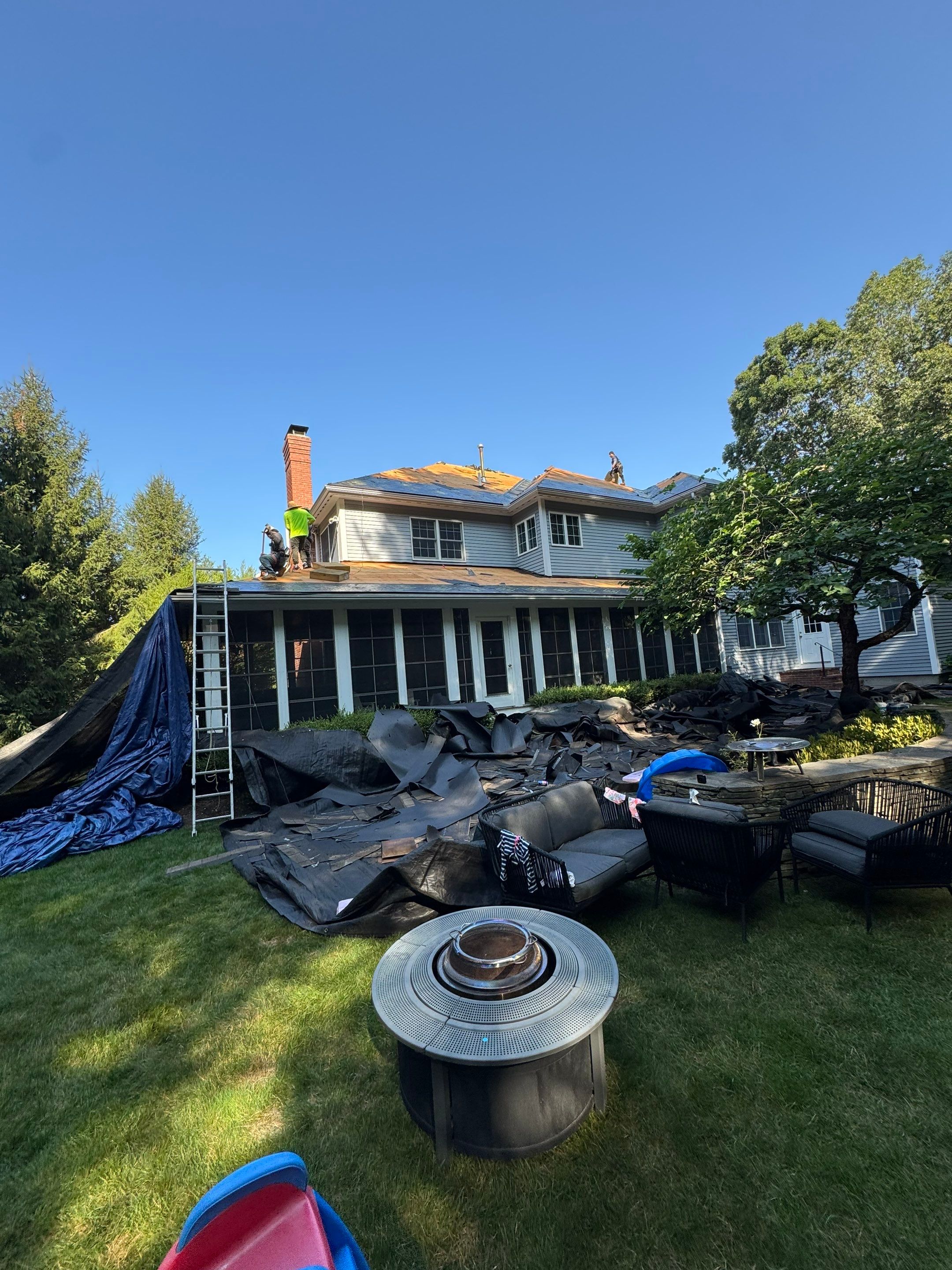 Roof Replacement & Gutter System Upgrade in Westford, MA by Mighty Dog Roofing of Greater Middlesex County