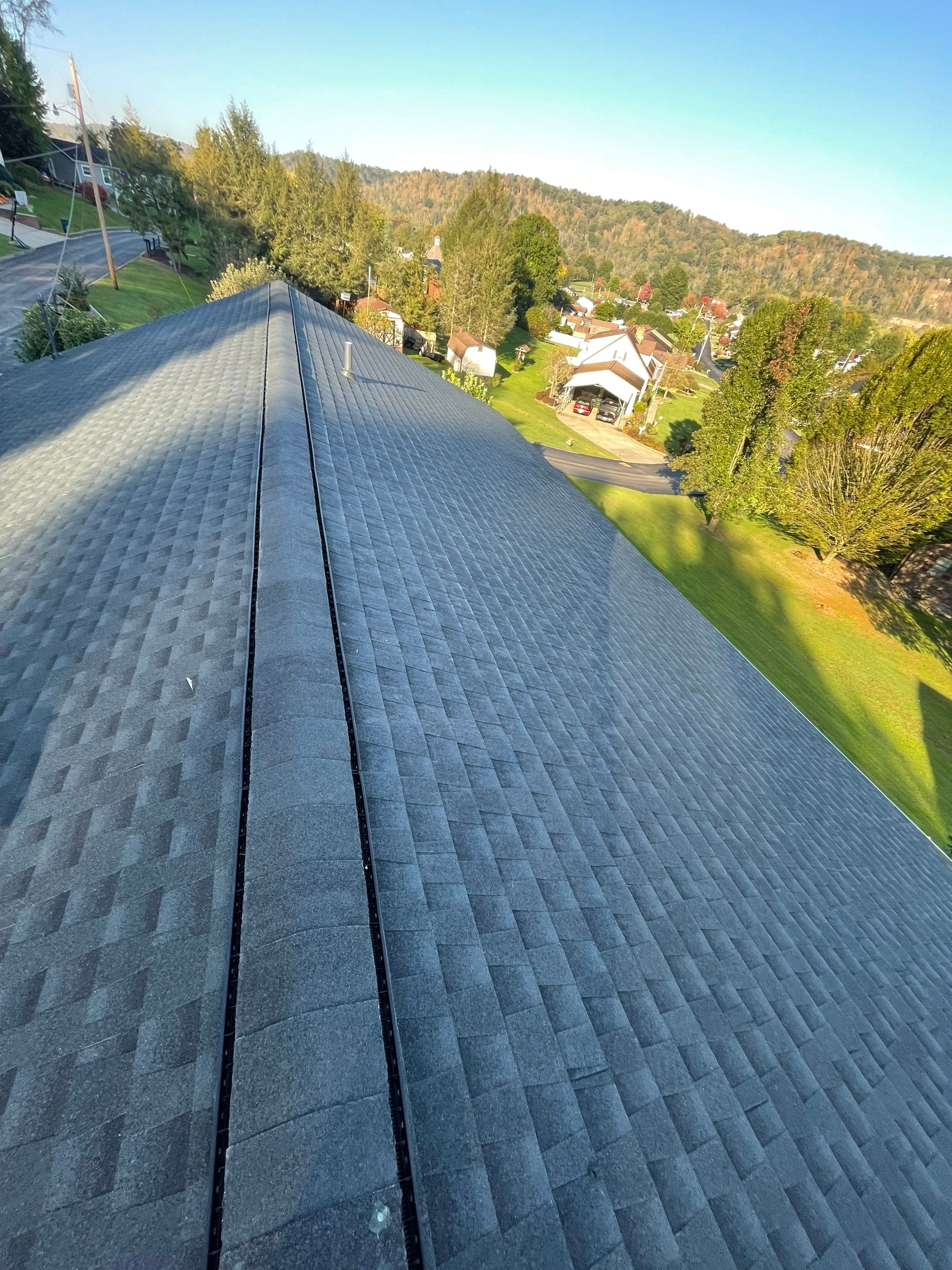 Residential Roofing Installation using GAF Timberline HDZ, Black by Rainstoppers Roofing