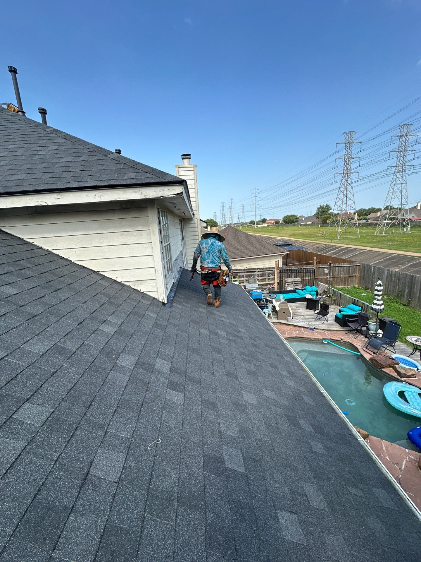 Project in Deer Park by Motion Roofing