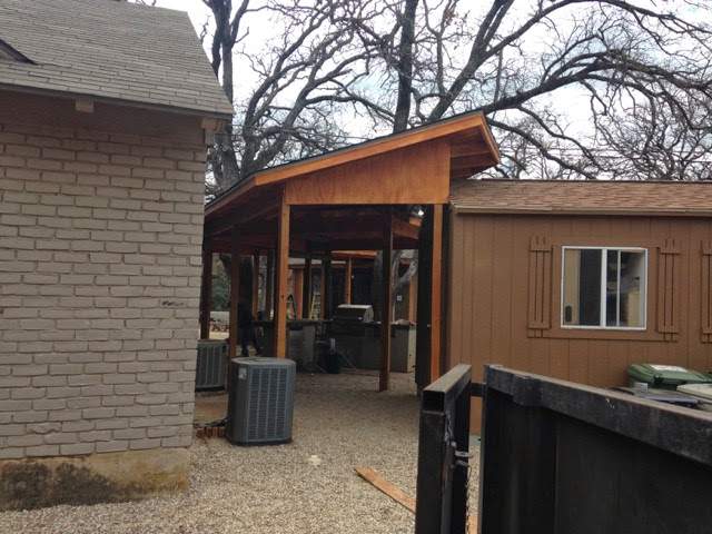 Covered Walkway Patio for a Private School by First United Roofing & Construction