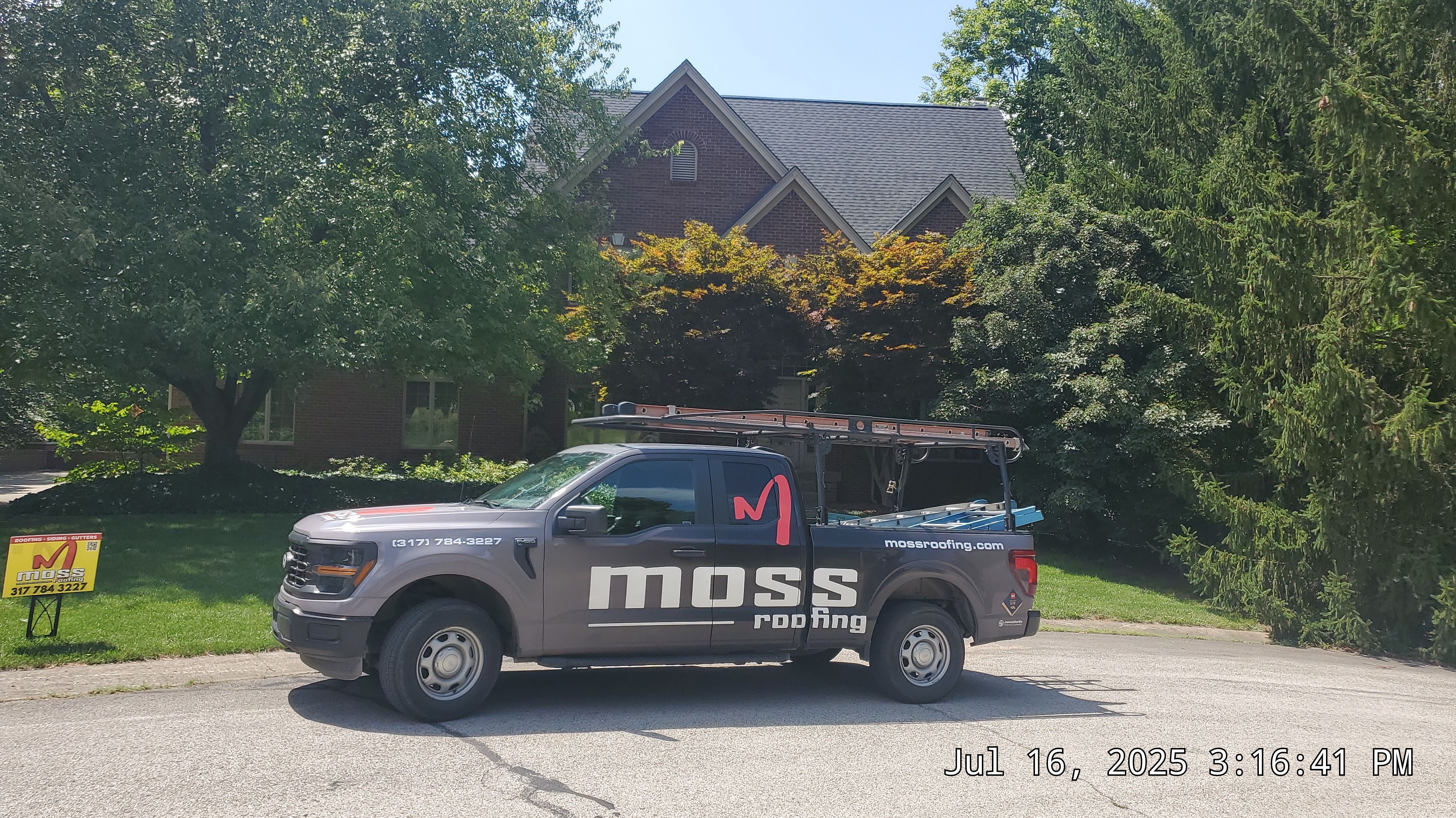 Project in Fishers by Moss Roofing