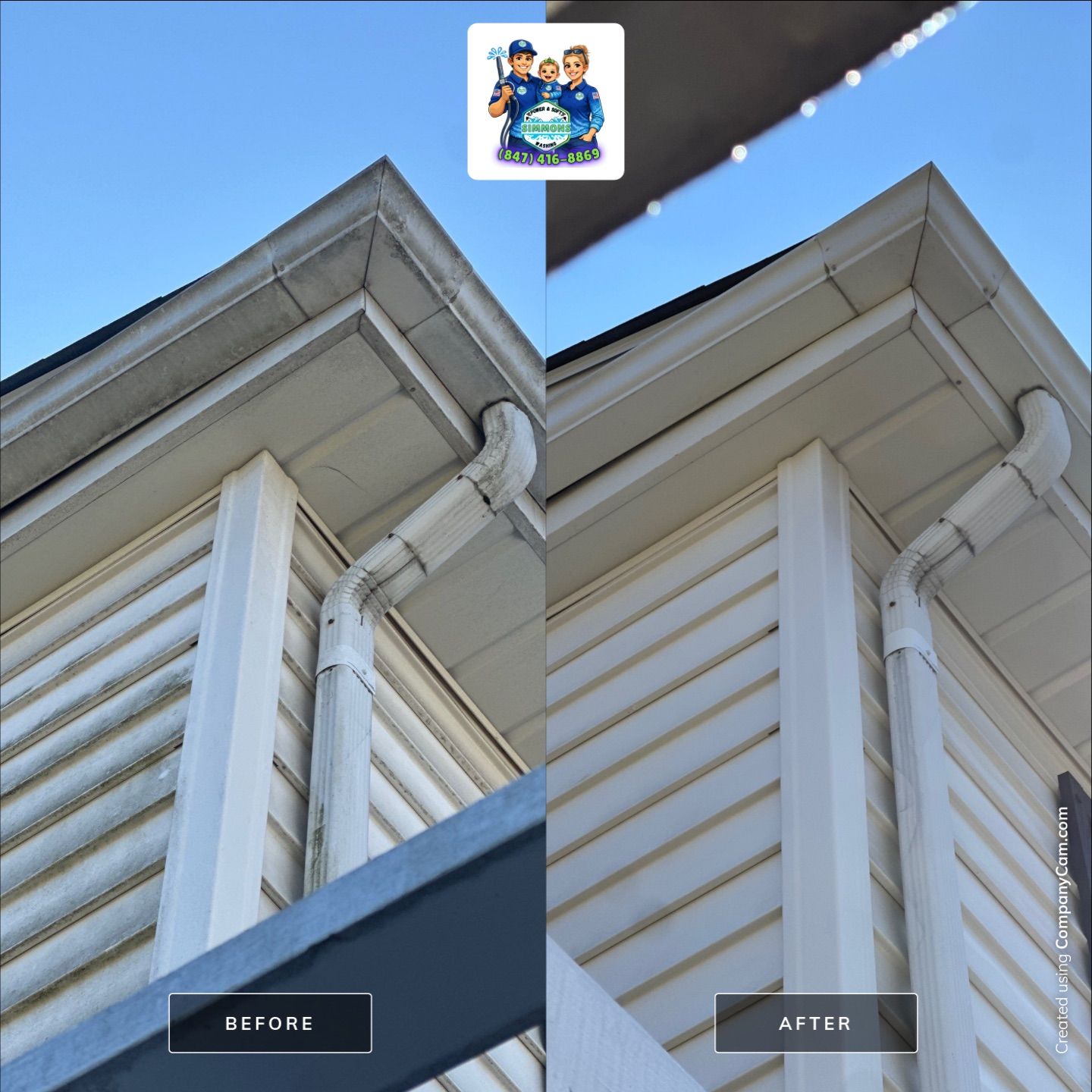 Project in Glenview by Simmons Power & Soft Washing