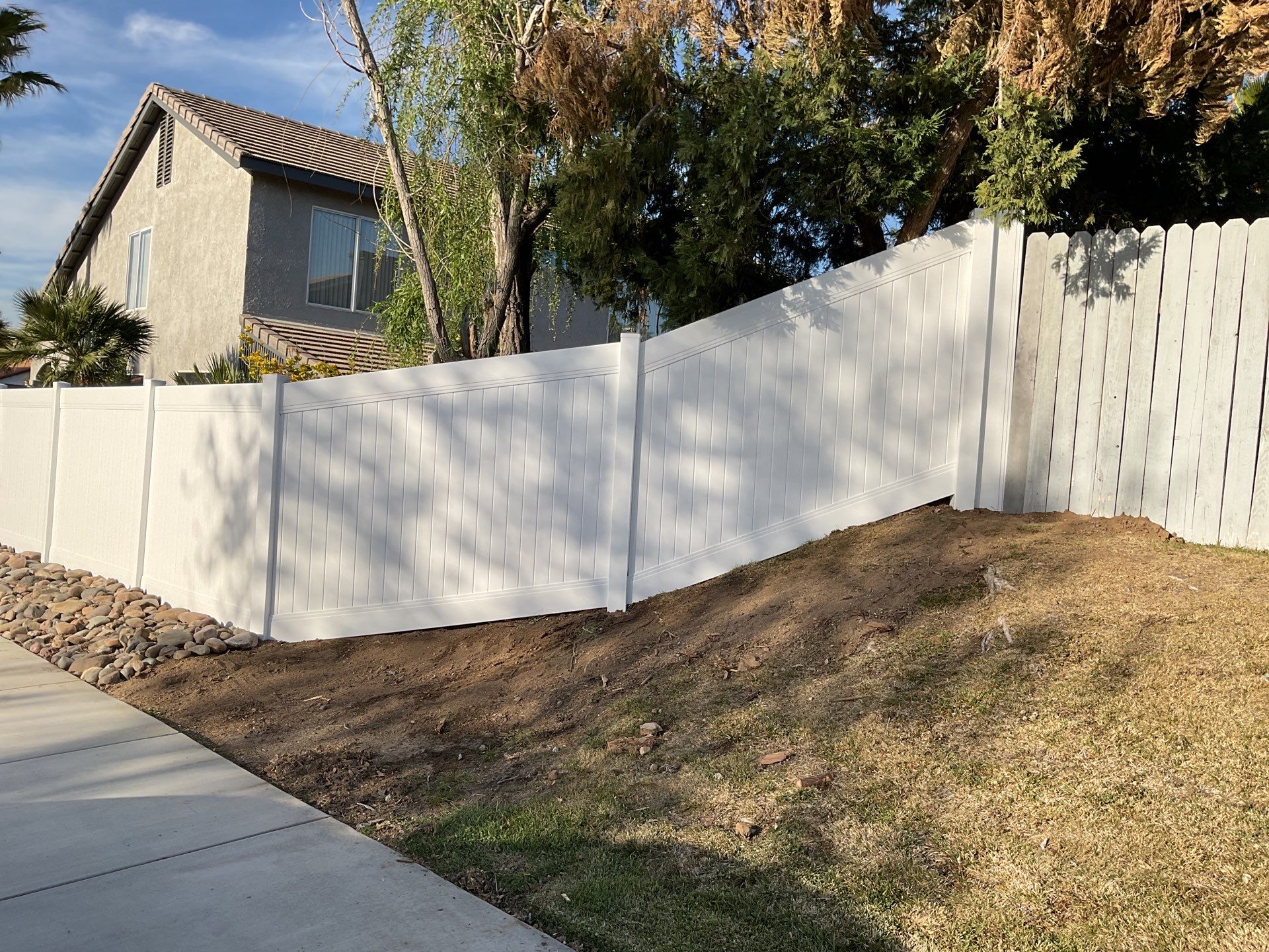 Fence Installation using Vinyl by Fence Guys Inc.