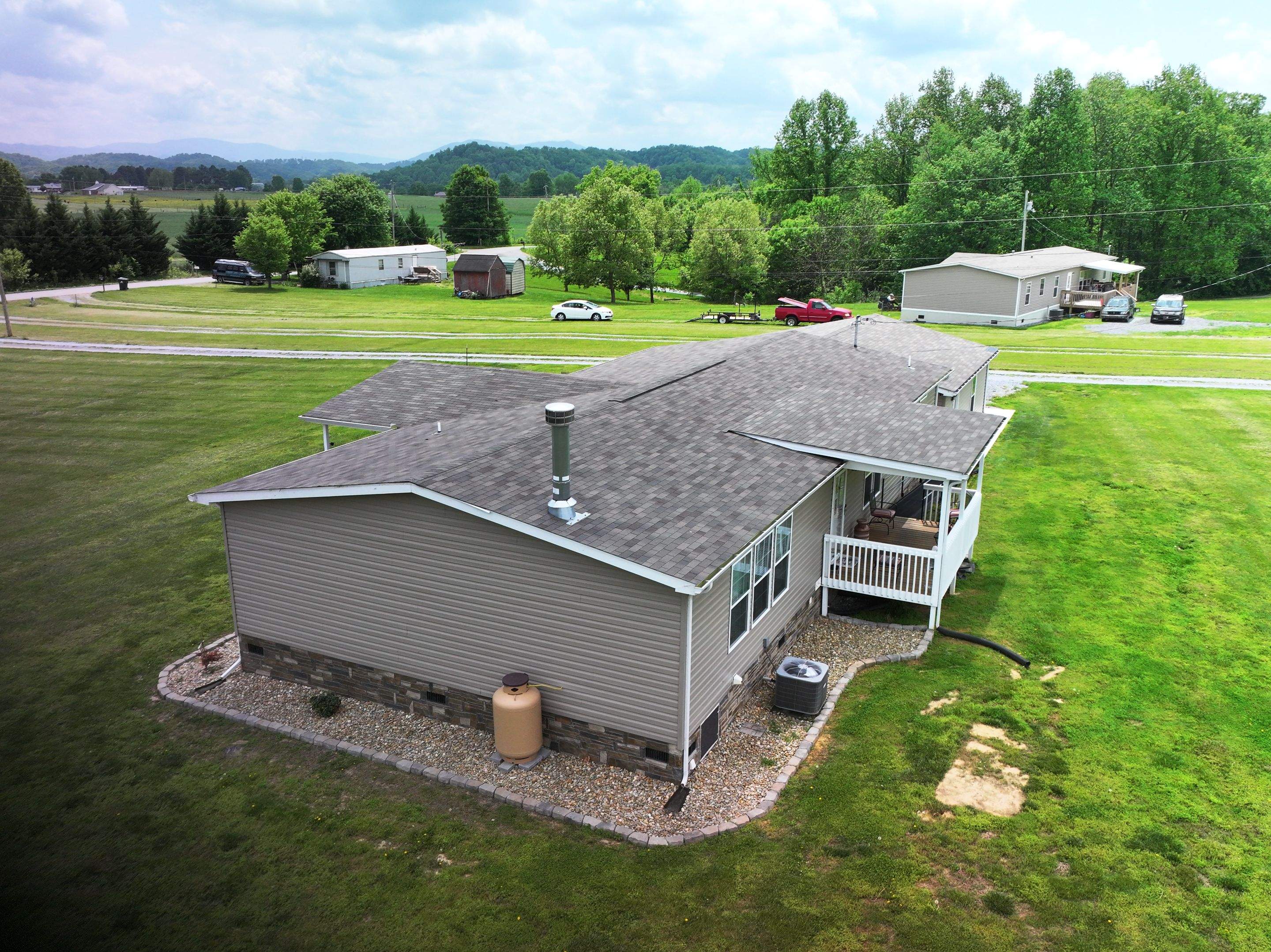 Burnished Slate Frost AG Panel by Omnia Roofing