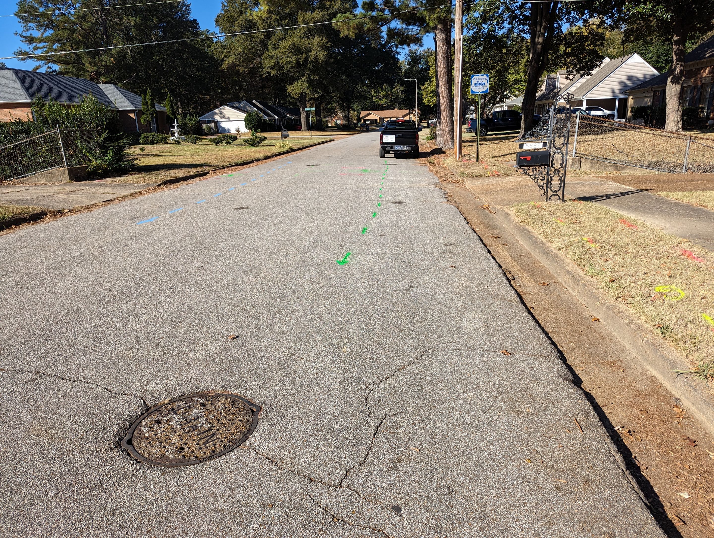 Utility Locating and Verification for Survey Crew by Alsip Locating Service, LLC