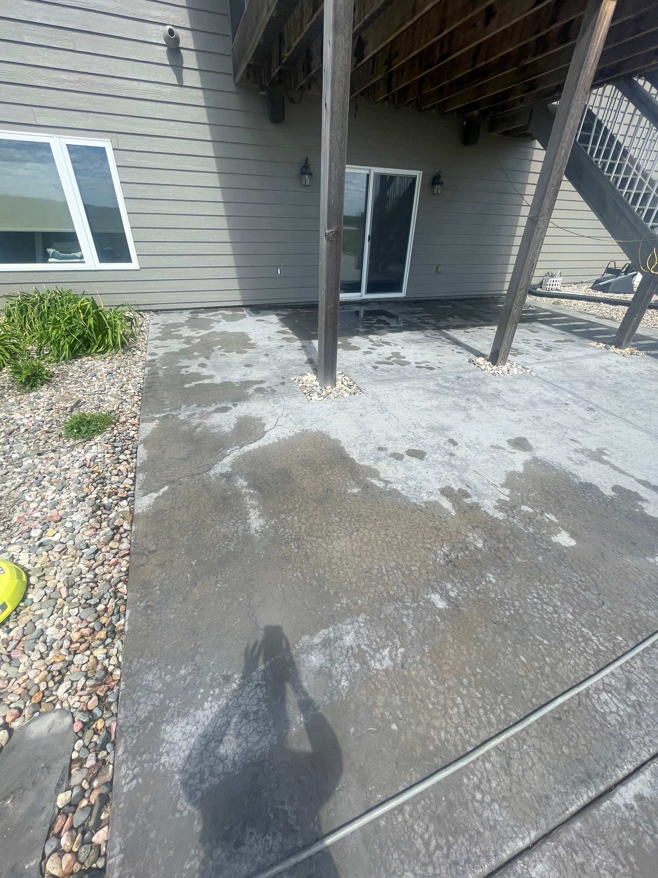 Concrete Patio Restoration and Installation in Sioux Falls by Select Painting, Coatings & Garage Cabinets