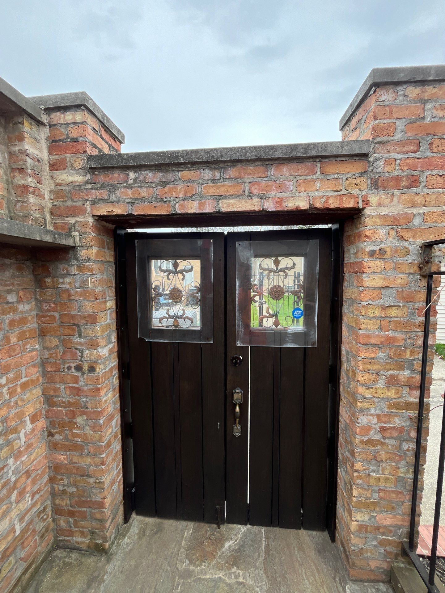 Brick repair, CSS, and stone cleaning by Northern Power Washing LLC.